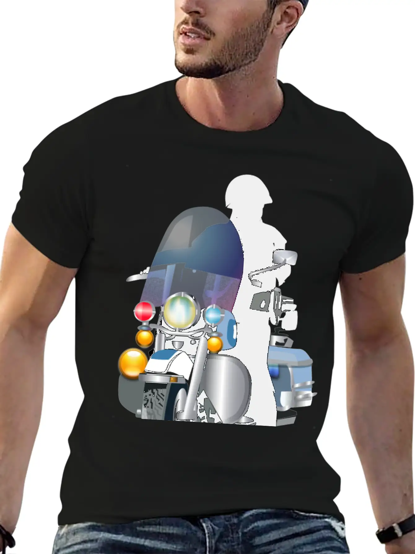 Police Classic Cotton Tee – Unisex Comfort For Any Season
