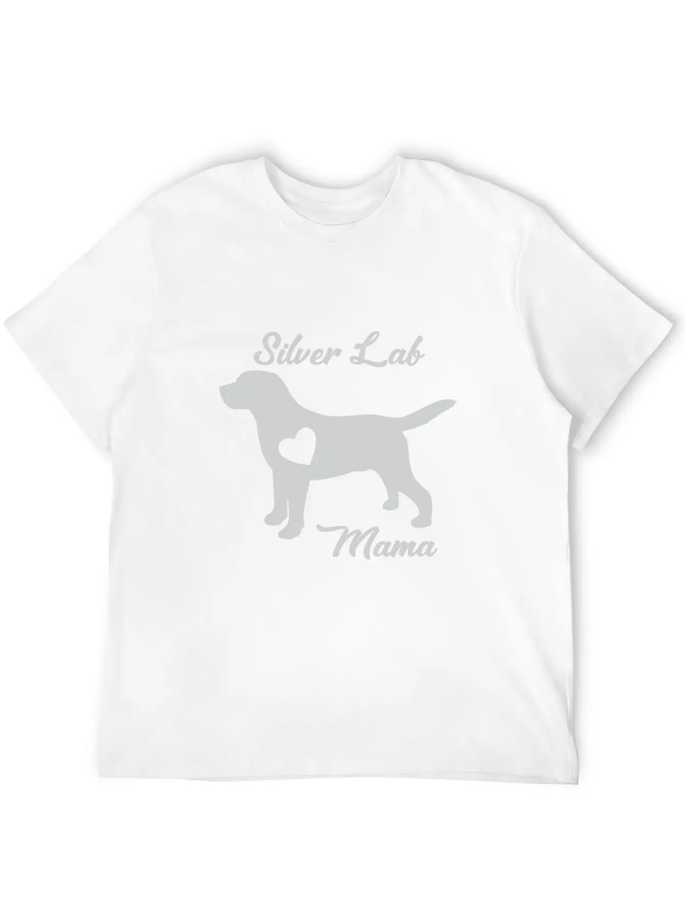 Proud Silver Lab Mama Mom Labrador Retriever For W Essential Unisex Summer Tee – Soft Cotton Casual Fit