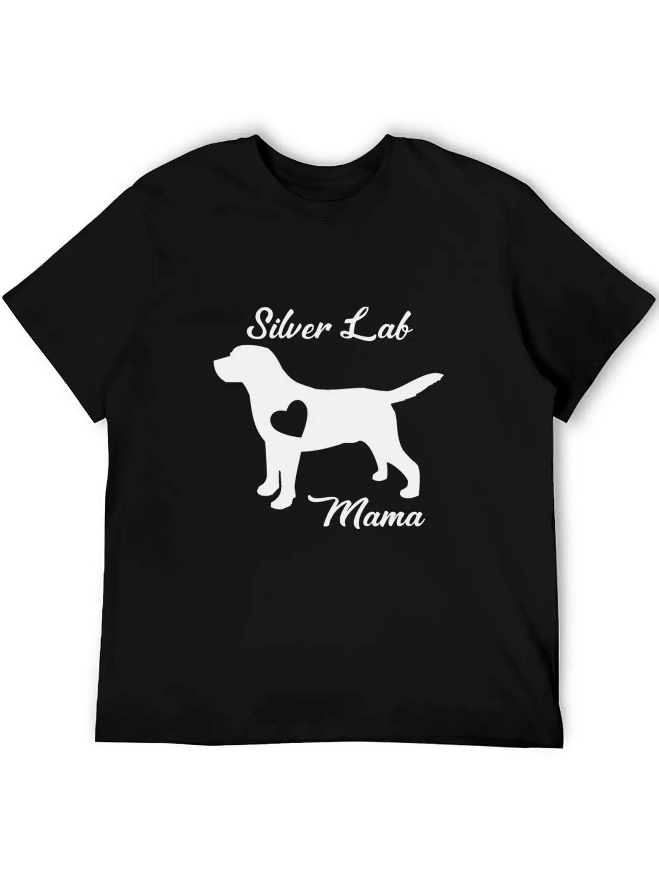 Proud Silver Lab Mama Mom Labrador Retriever For W Essential Unisex Summer Tee – Soft Cotton Casual Fit