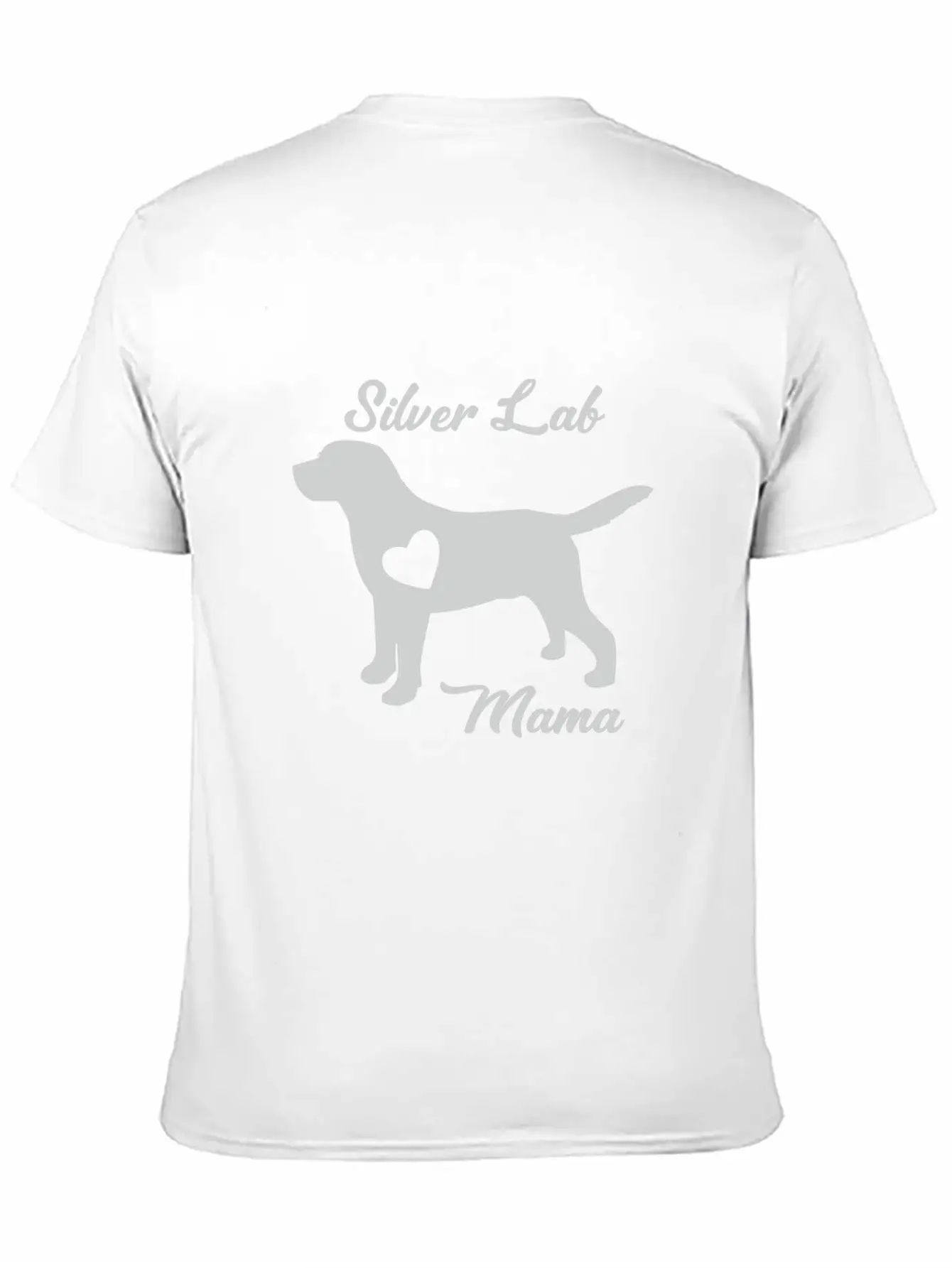 Proud Silver Lab Mama Mom Labrador Retriever For W Essential Unisex Summer Tee – Soft Cotton Casual Fit