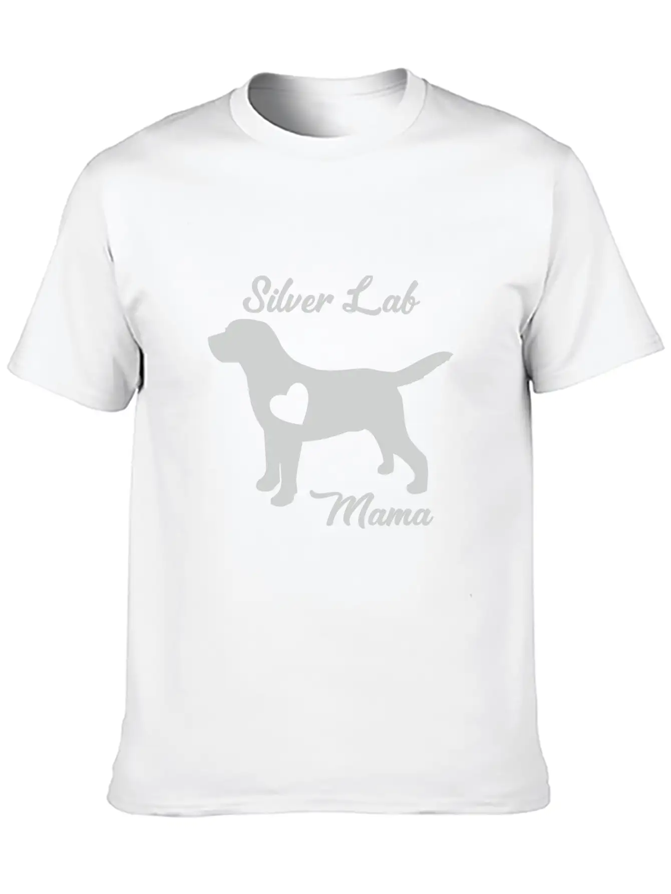 Proud Silver Lab Mama Mom Labrador Retriever For W Essential Unisex Summer Tee – Soft Cotton Casual Fit