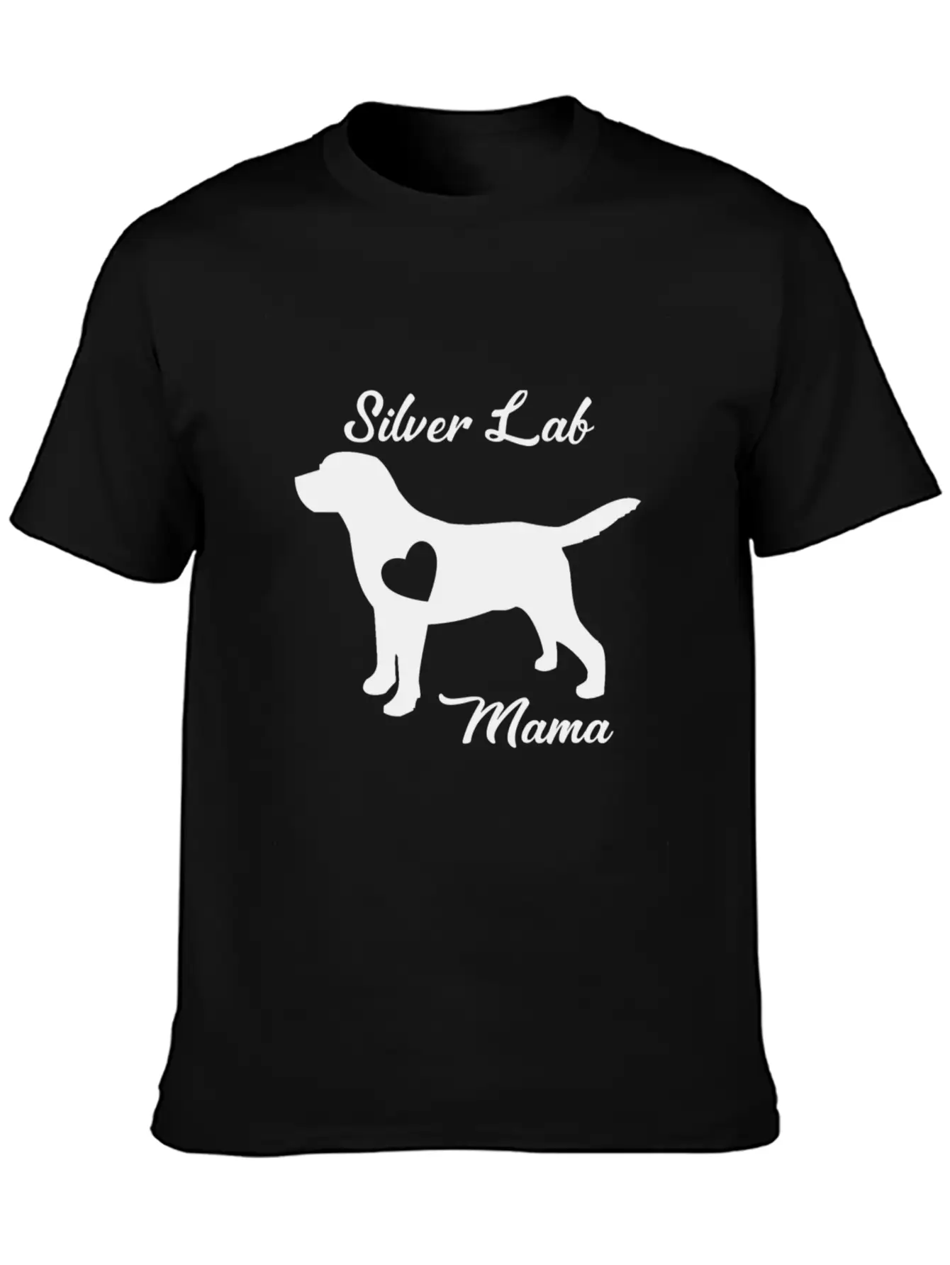 Proud Silver Lab Mama Mom Labrador Retriever For W Essential Unisex Summer Tee – Soft Cotton Casual Fit