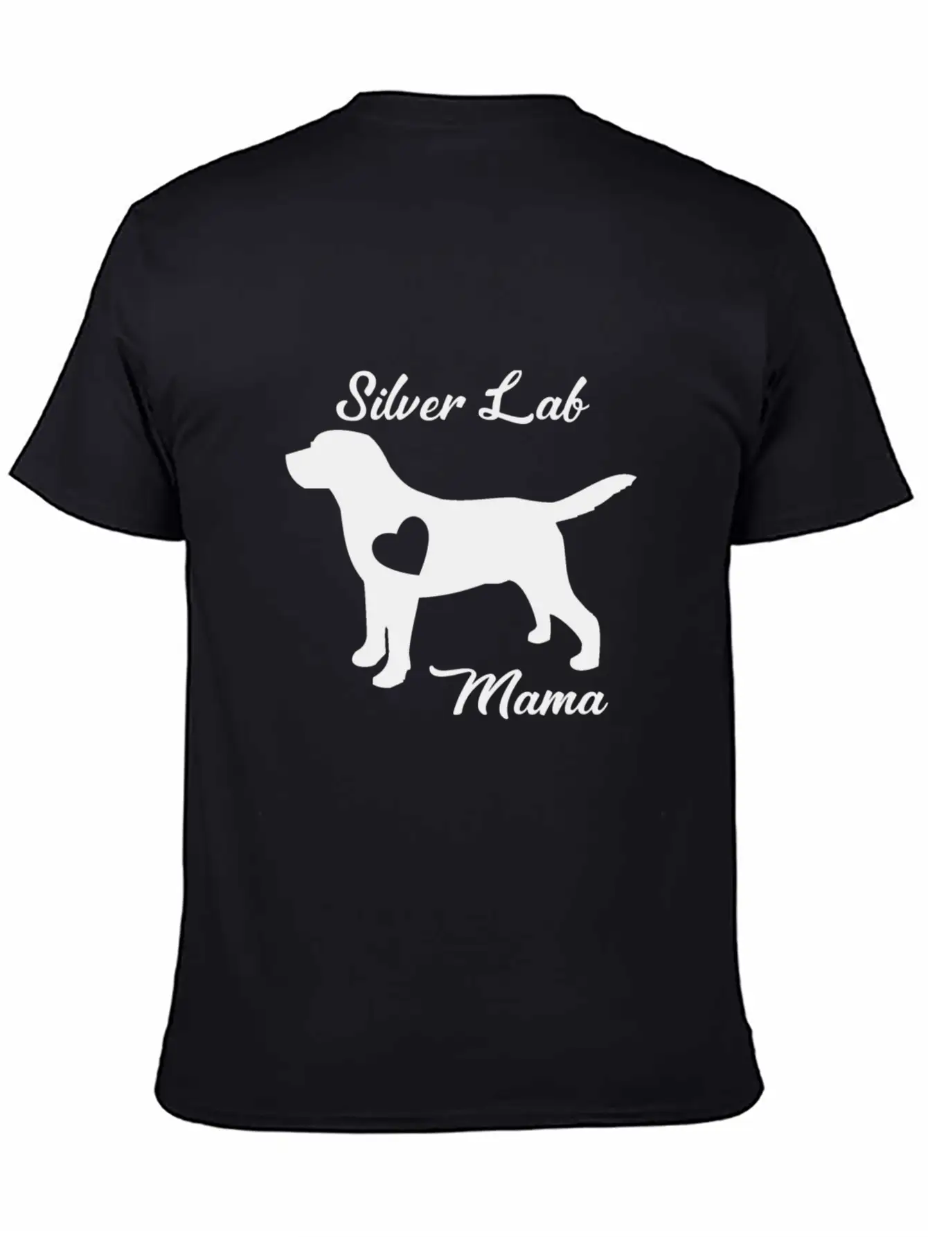 Proud Silver Lab Mama Mom Labrador Retriever For W Essential Unisex Summer Tee – Soft Cotton Casual Fit