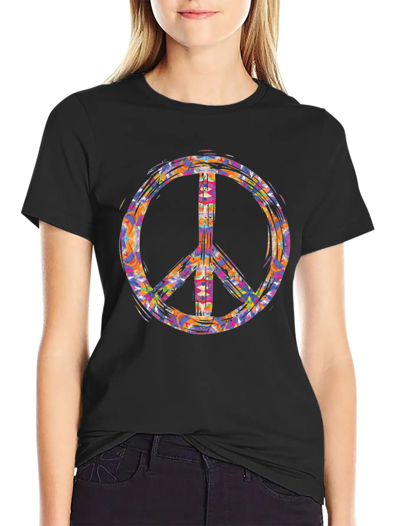 Psychedelic - Geometric Kaleidoscopic - Indie Classic Cotton Tee – Unisex Comfort For Any Season