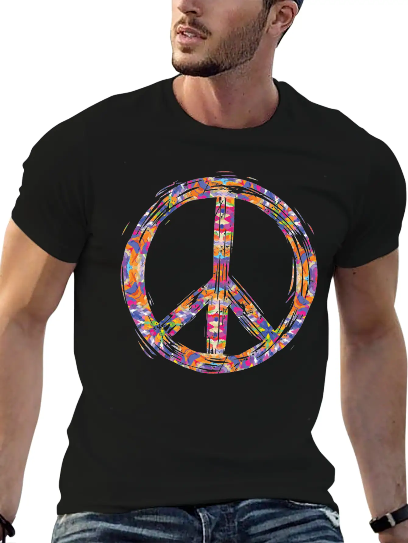 Psychedelic - Geometric Kaleidoscopic - Indie Classic Cotton Tee – Unisex Comfort For Any Season