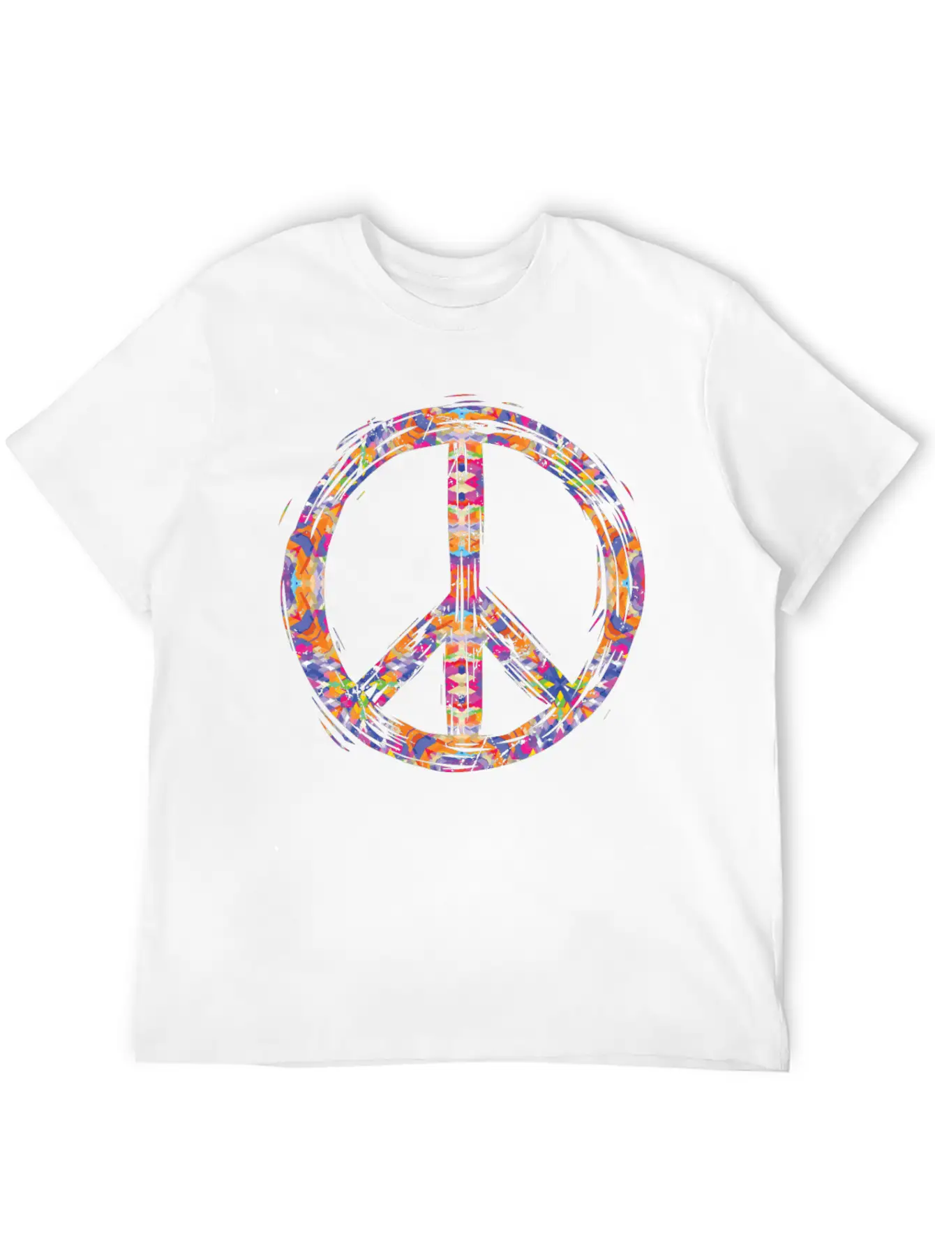 Psychedelic - Geometric Kaleidoscopic - Indie Classic Cotton Tee – Unisex Comfort For Any Season