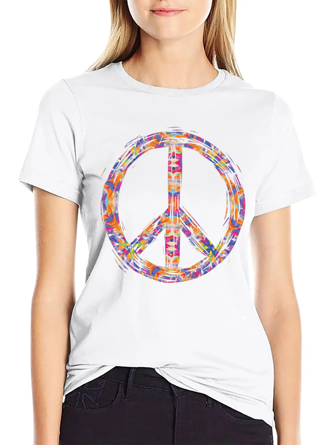 Psychedelic - Geometric Kaleidoscopic - Indie Classic Cotton Tee – Unisex Comfort For Any Season