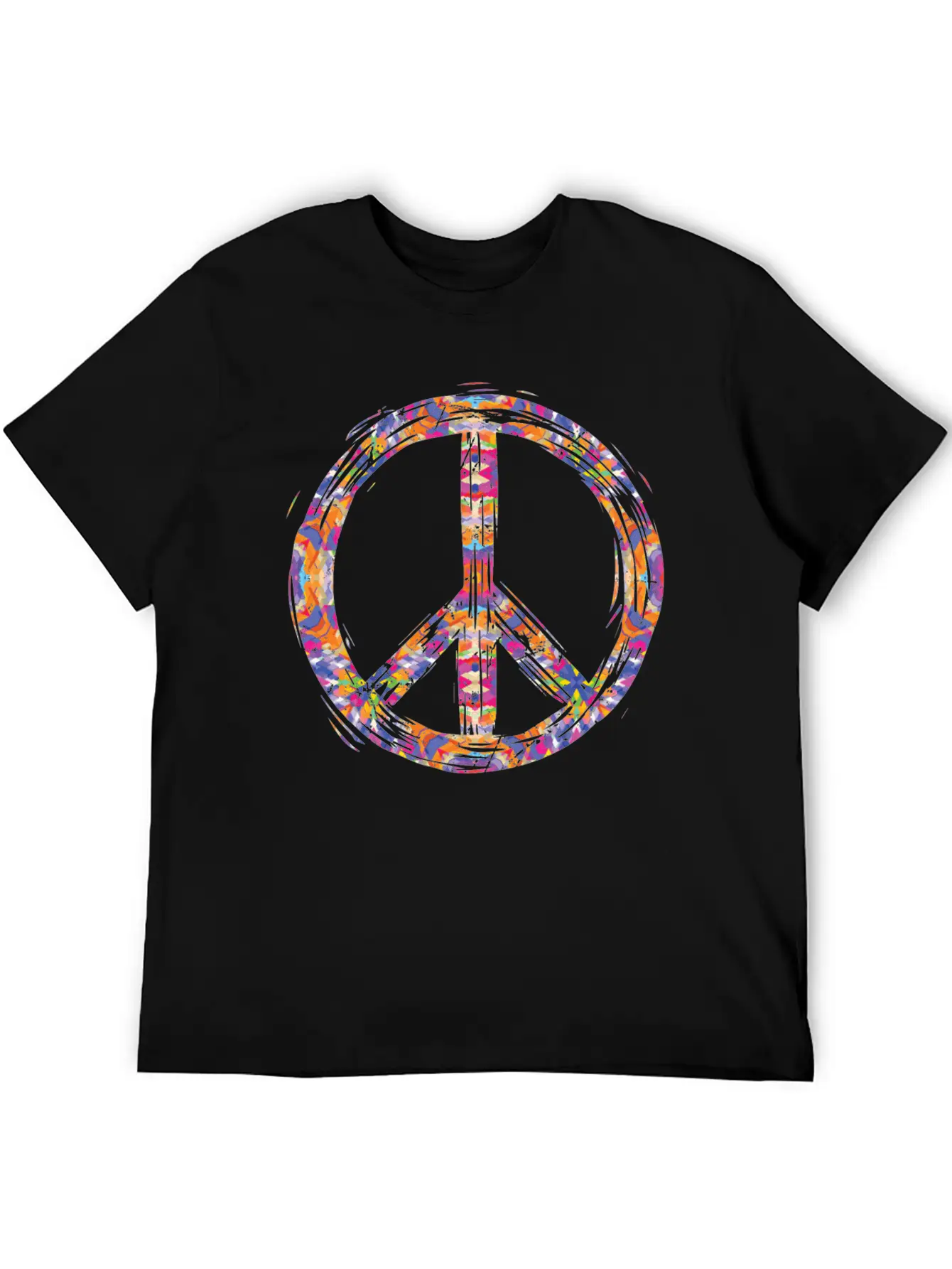 Psychedelic - Geometric Kaleidoscopic - Indie Classic Cotton Tee – Unisex Comfort For Any Season