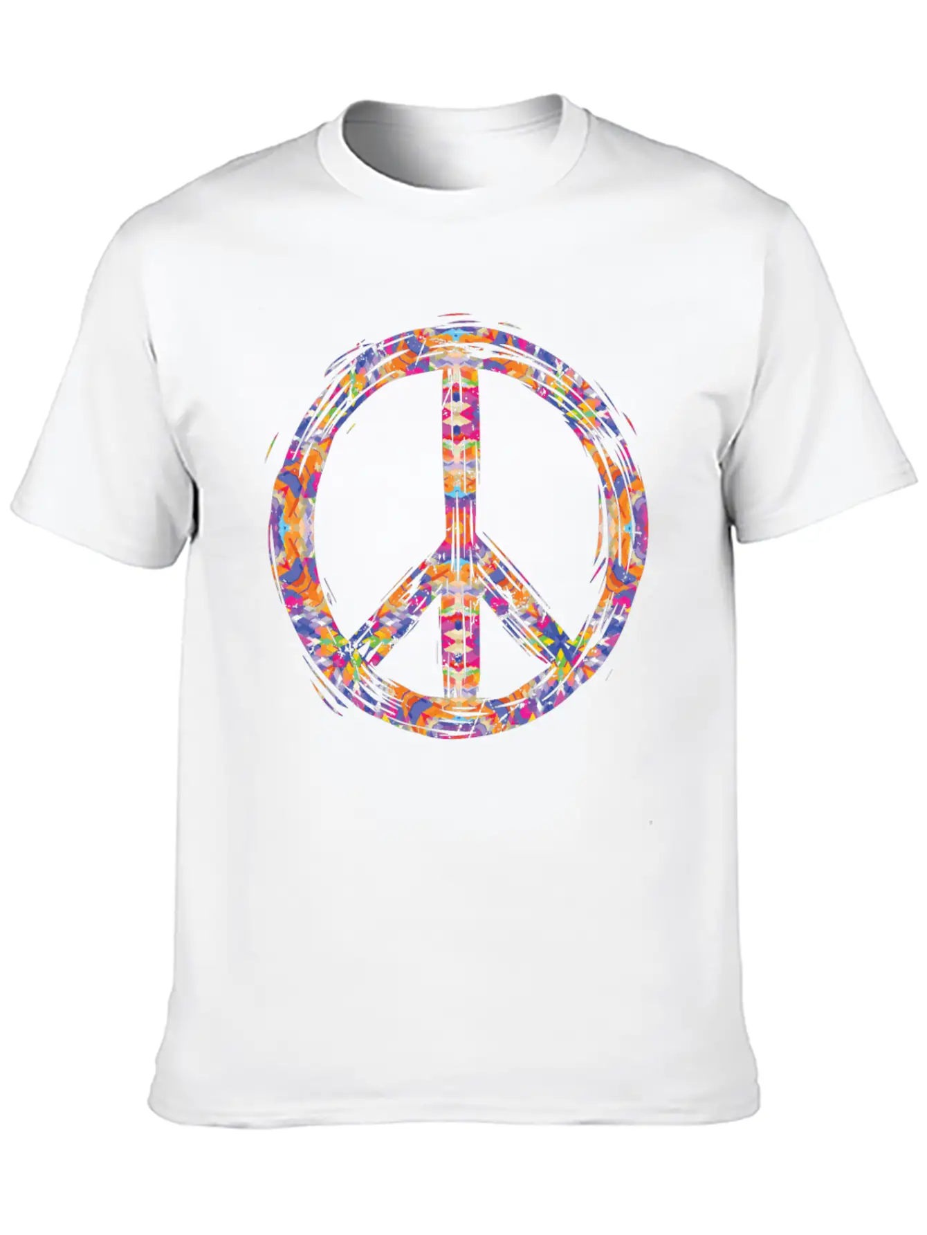 Psychedelic - Geometric Kaleidoscopic - Indie Classic Cotton Tee – Unisex Comfort For Any Season