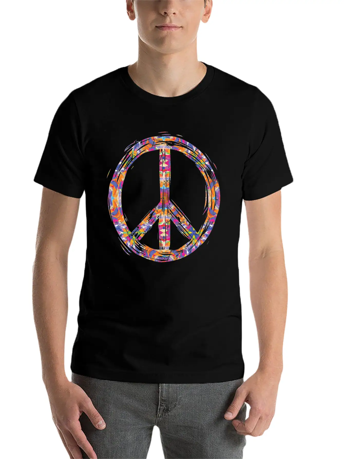 Psychedelic - Geometric Kaleidoscopic - Indie Classic Cotton Tee – Unisex Comfort For Any Season
