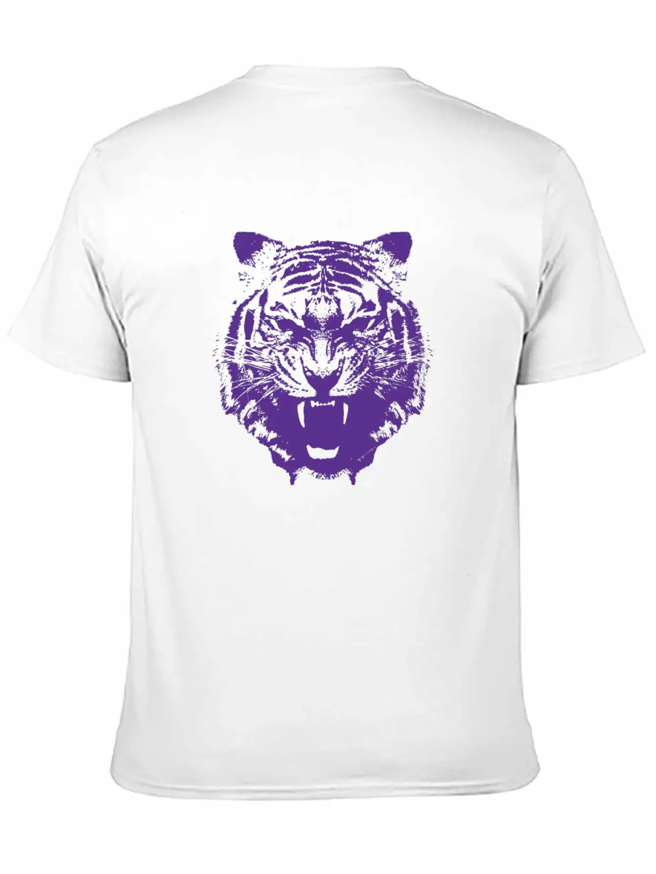 Purple Tiger Classic Cotton Tee – Unisex Comfort For Any Season