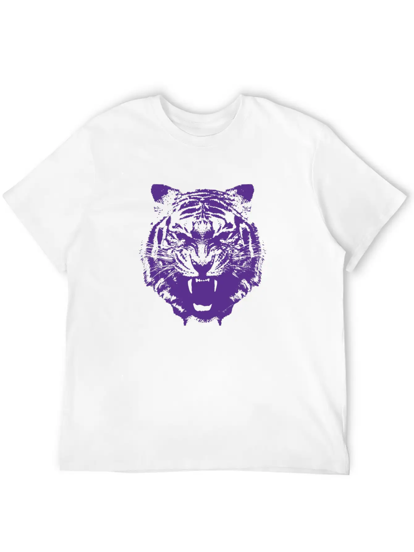 Purple Tiger Classic Cotton Tee – Unisex Comfort For Any Season
