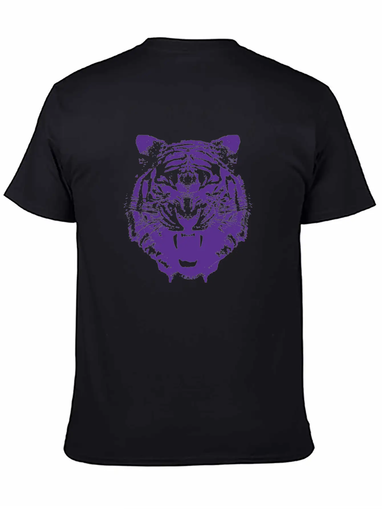 Purple Tiger Classic Cotton Tee – Unisex Comfort For Any Season
