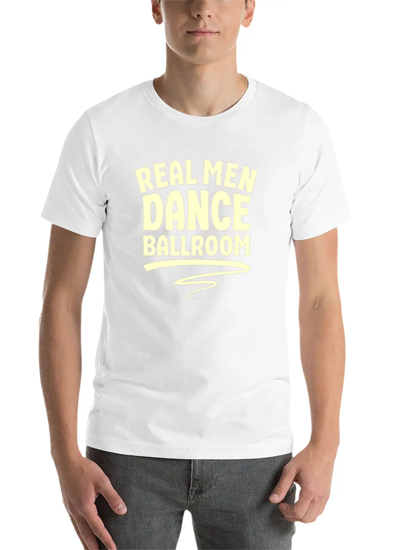 Real Men Dance Ballroom Dancing Partner Dance Classic Cotton Tee – Unisex Comfort For Any Season