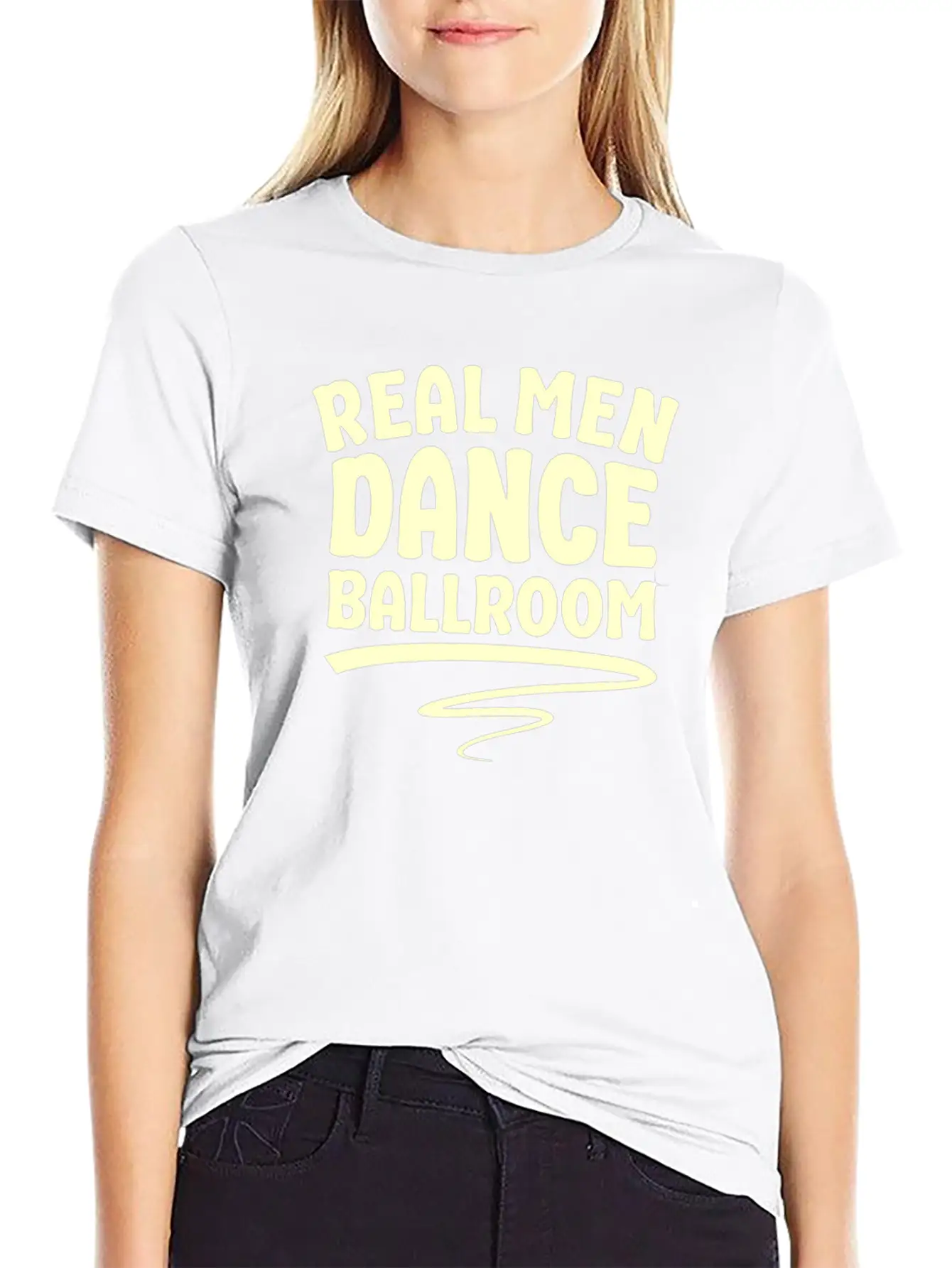 Real Men Dance Ballroom Dancing Partner Dance Classic Cotton Tee – Unisex Comfort For Any Season