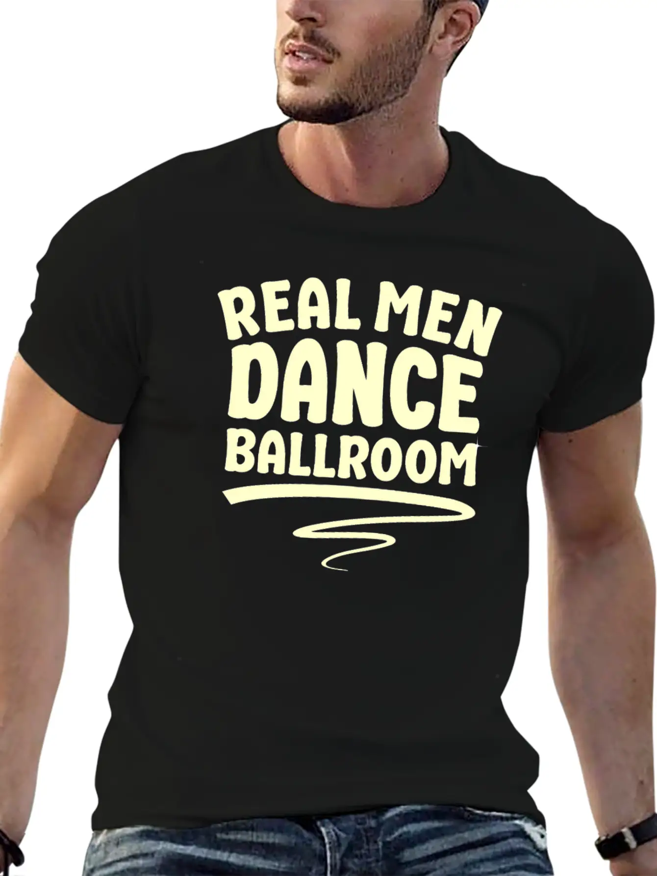 Real Men Dance Ballroom Dancing Partner Dance Classic Cotton Tee – Unisex Comfort For Any Season