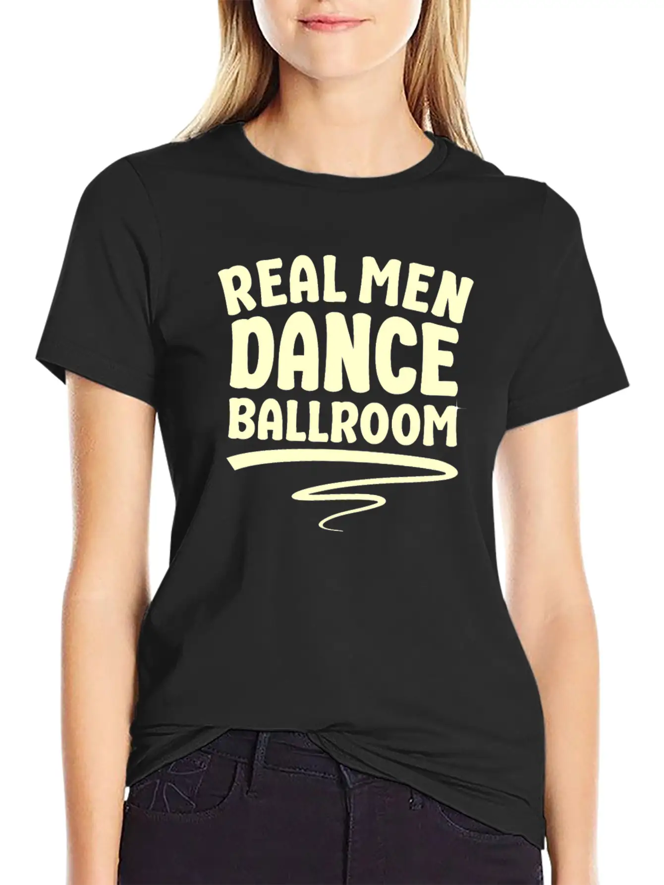 Real Men Dance Ballroom Dancing Partner Dance Classic Cotton Tee – Unisex Comfort For Any Season