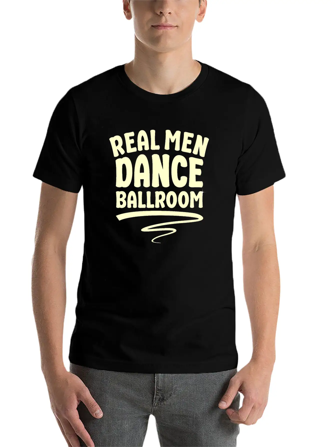 Real Men Dance Ballroom Dancing Partner Dance Classic Cotton Tee – Unisex Comfort For Any Season