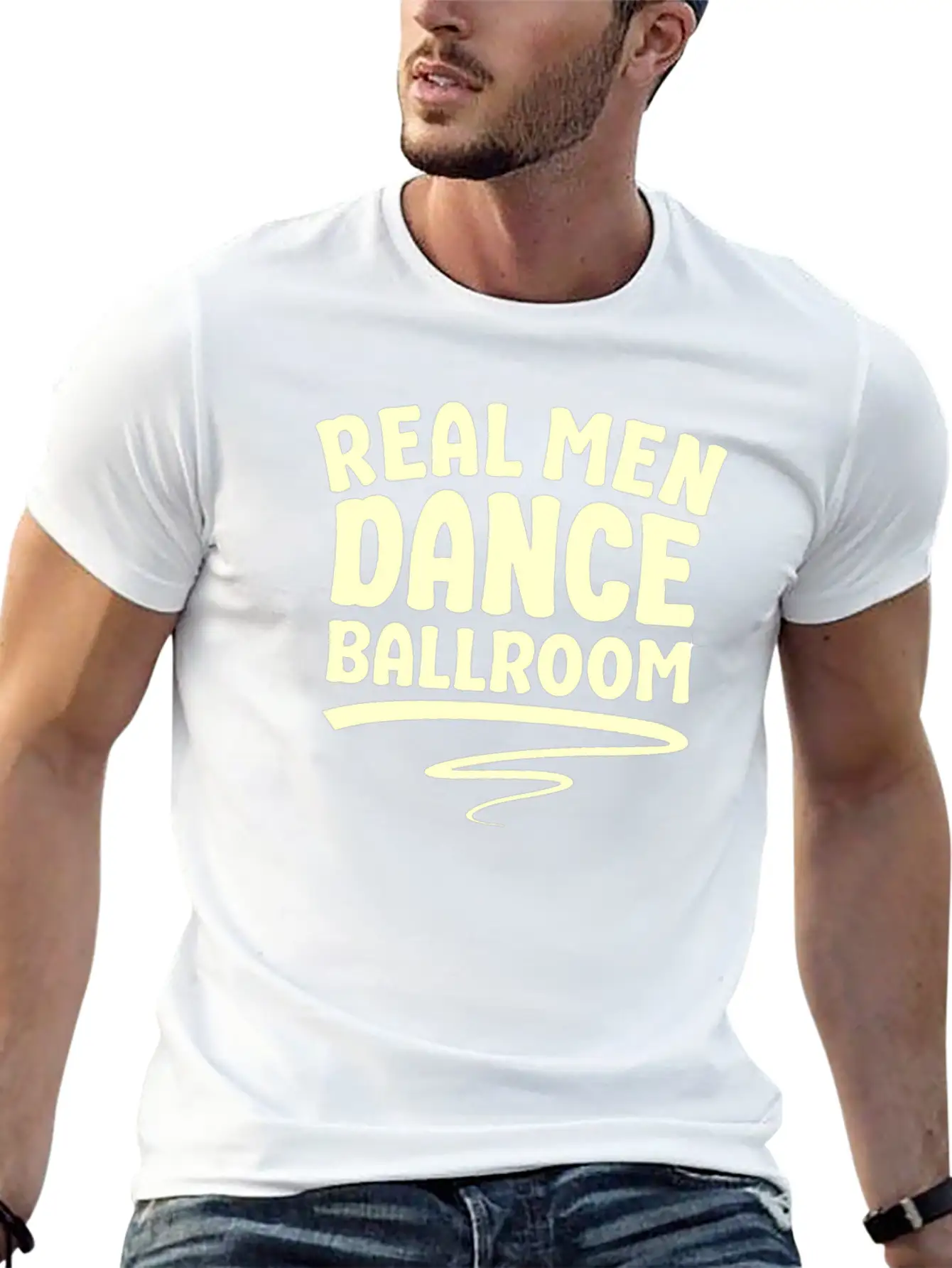 Real Men Dance Ballroom Dancing Partner Dance Classic Cotton Tee – Unisex Comfort For Any Season