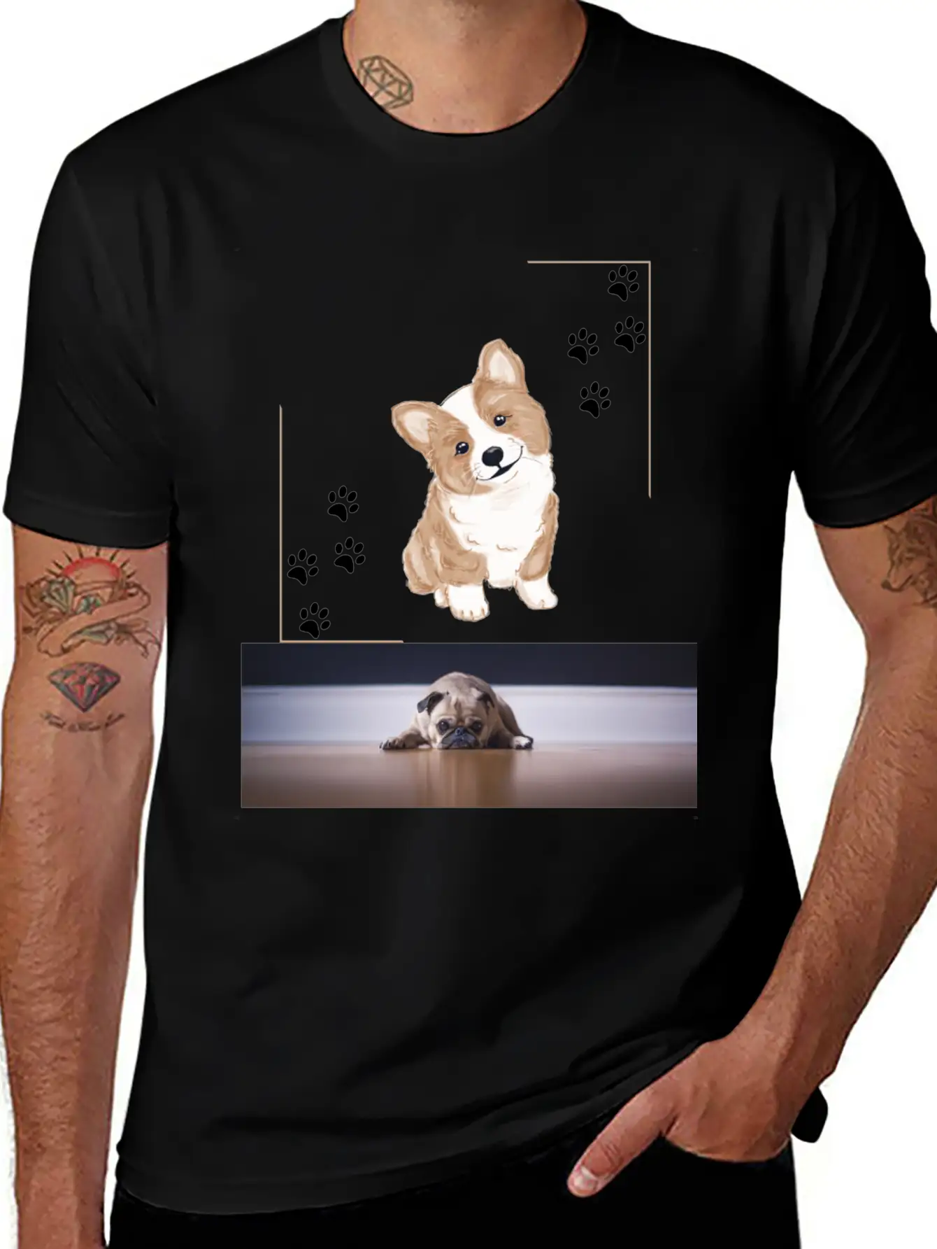 Save Pets Casual Graphic T-Shirt – Simple And Comfortable Daily Wear