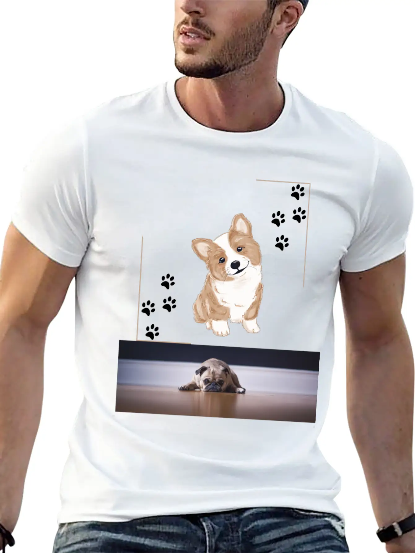 Save Pets Casual Graphic T-Shirt – Simple And Comfortable Daily Wear