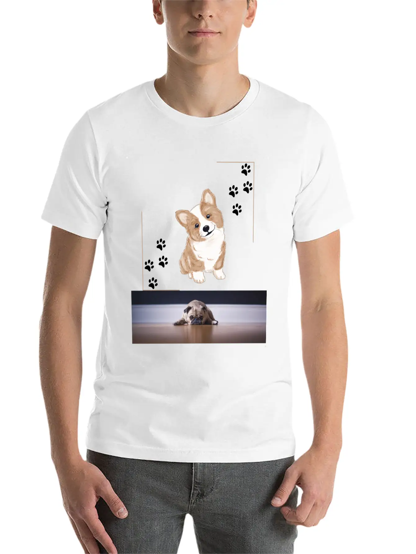 Save Pets Casual Graphic T-Shirt – Simple And Comfortable Daily Wear