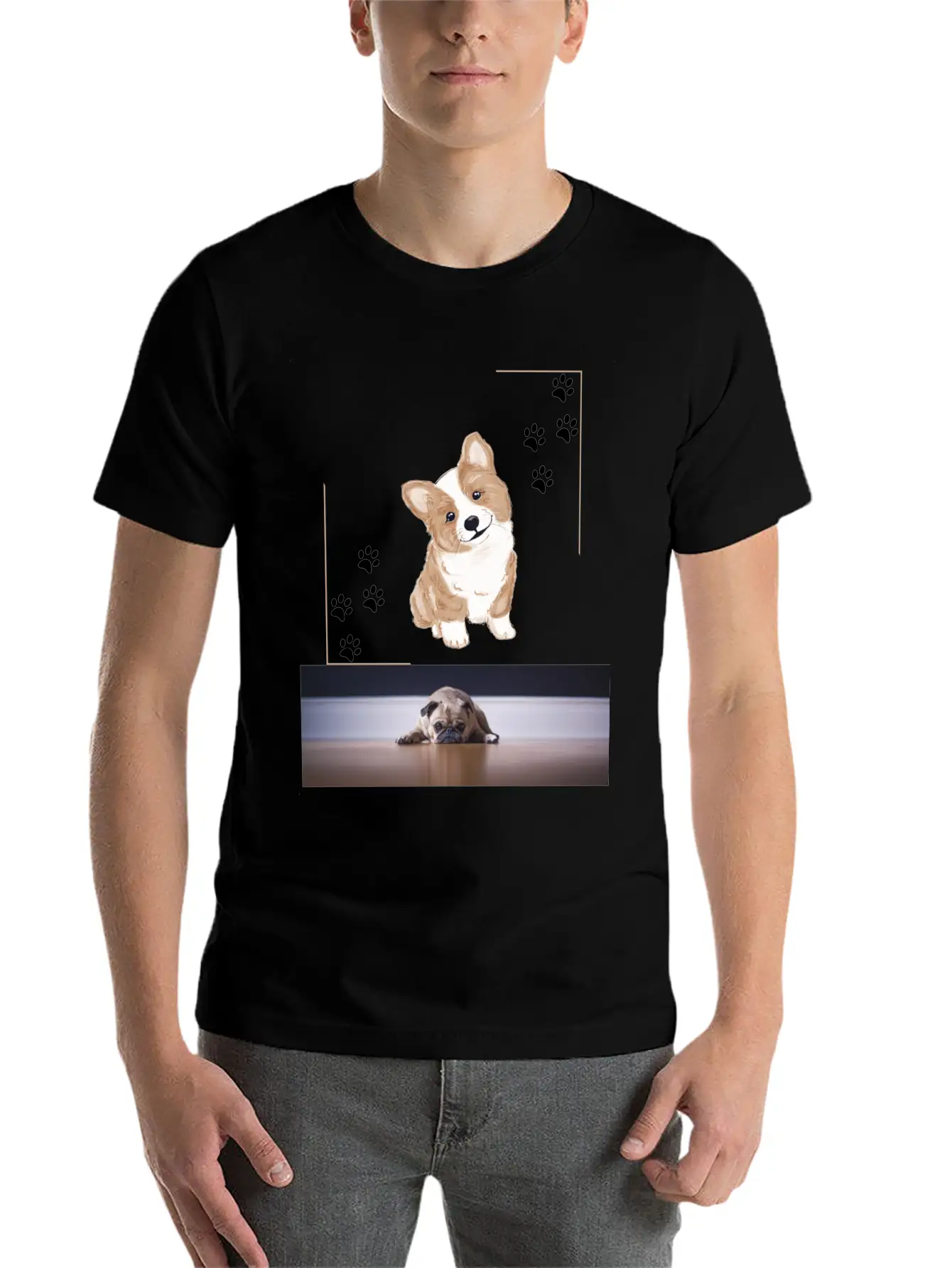 Save Pets Casual Graphic T-Shirt – Simple And Comfortable Daily Wear