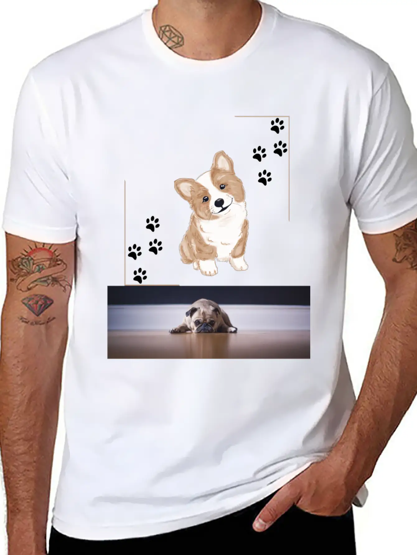 Save Pets Casual Graphic T-Shirt – Simple And Comfortable Daily Wear