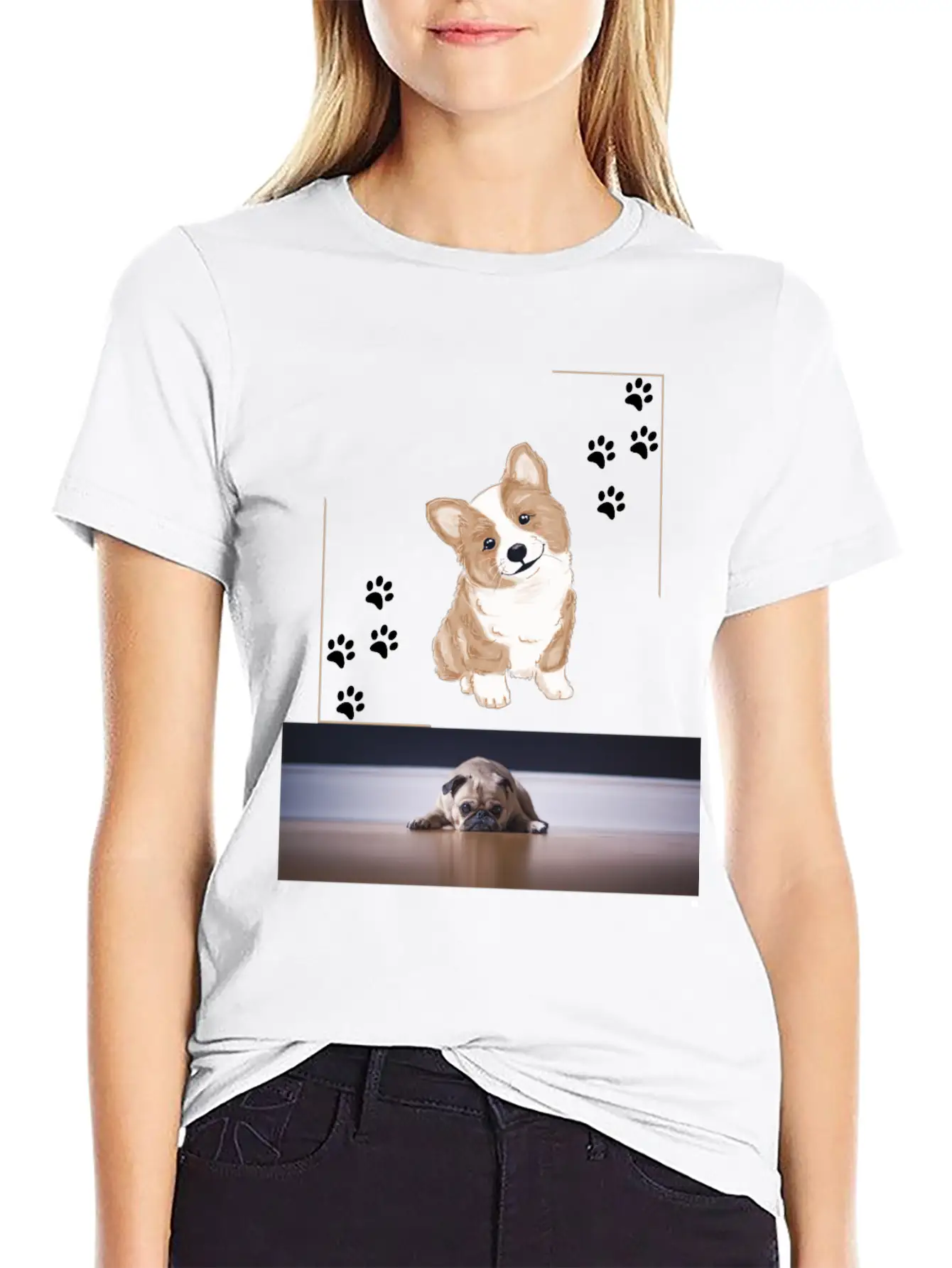 Save Pets Casual Graphic T-Shirt – Simple And Comfortable Daily Wear