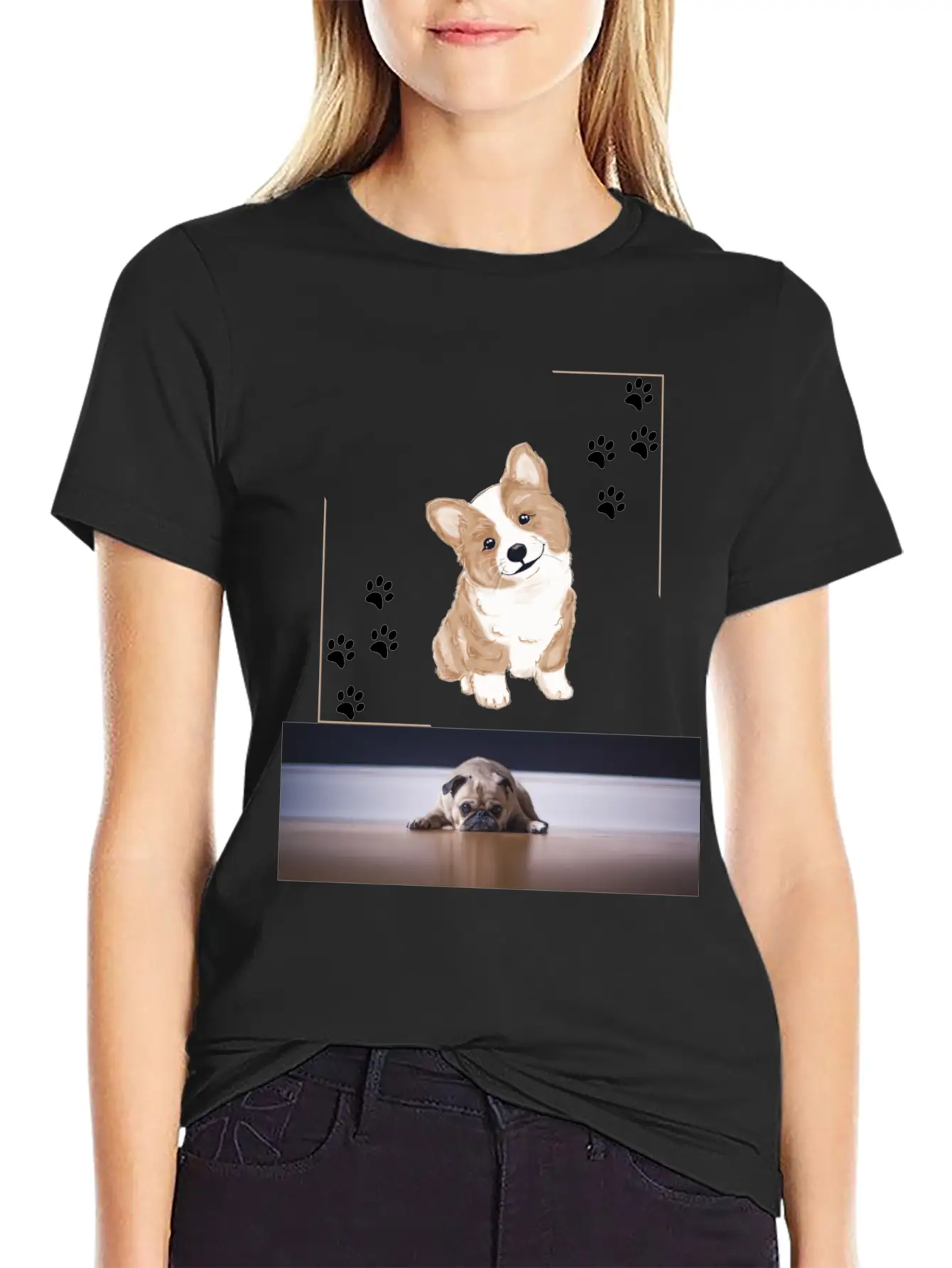 Save Pets Casual Graphic T-Shirt – Simple And Comfortable Daily Wear
