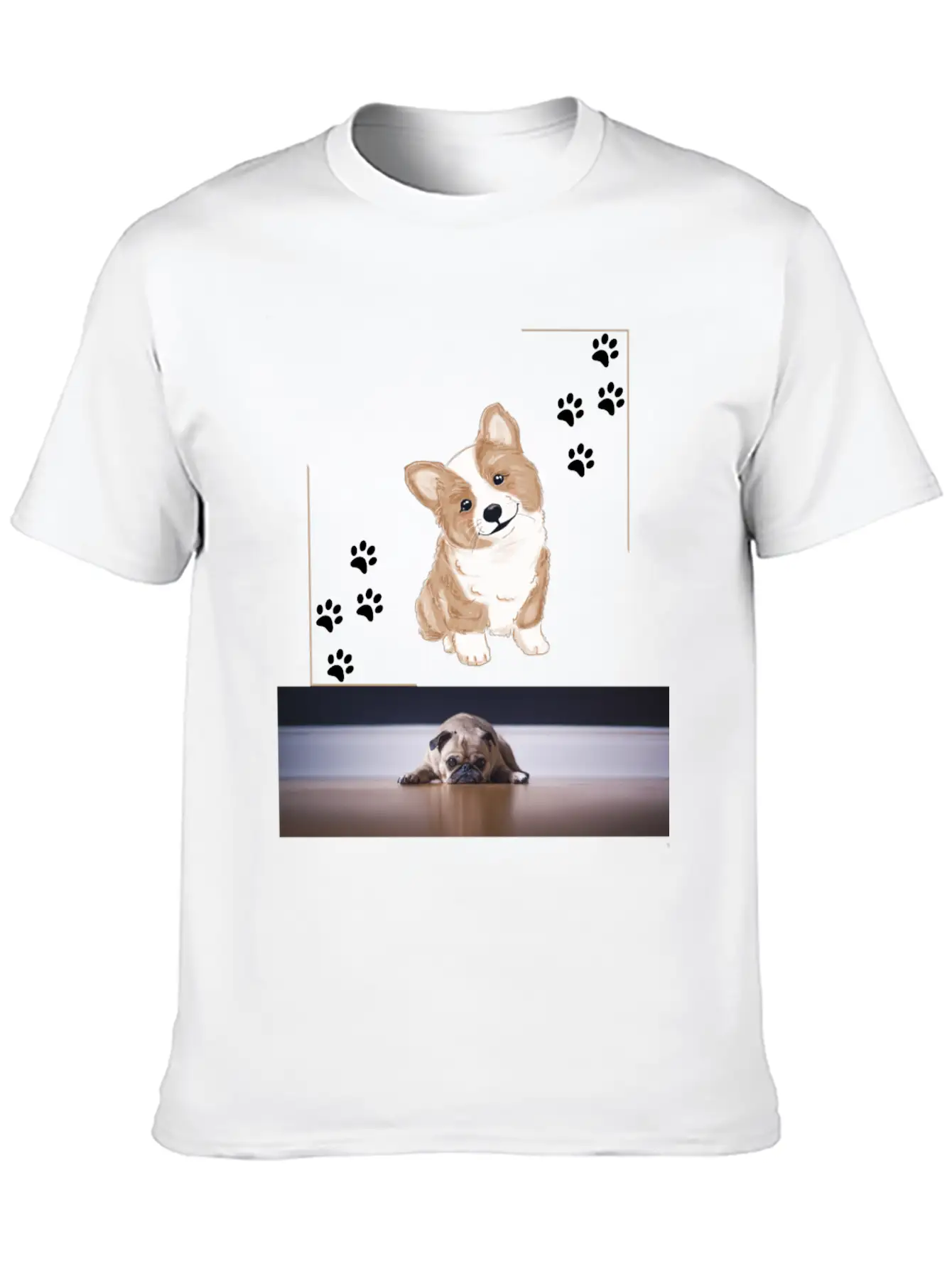 Save Pets Casual Graphic T-Shirt – Simple And Comfortable Daily Wear