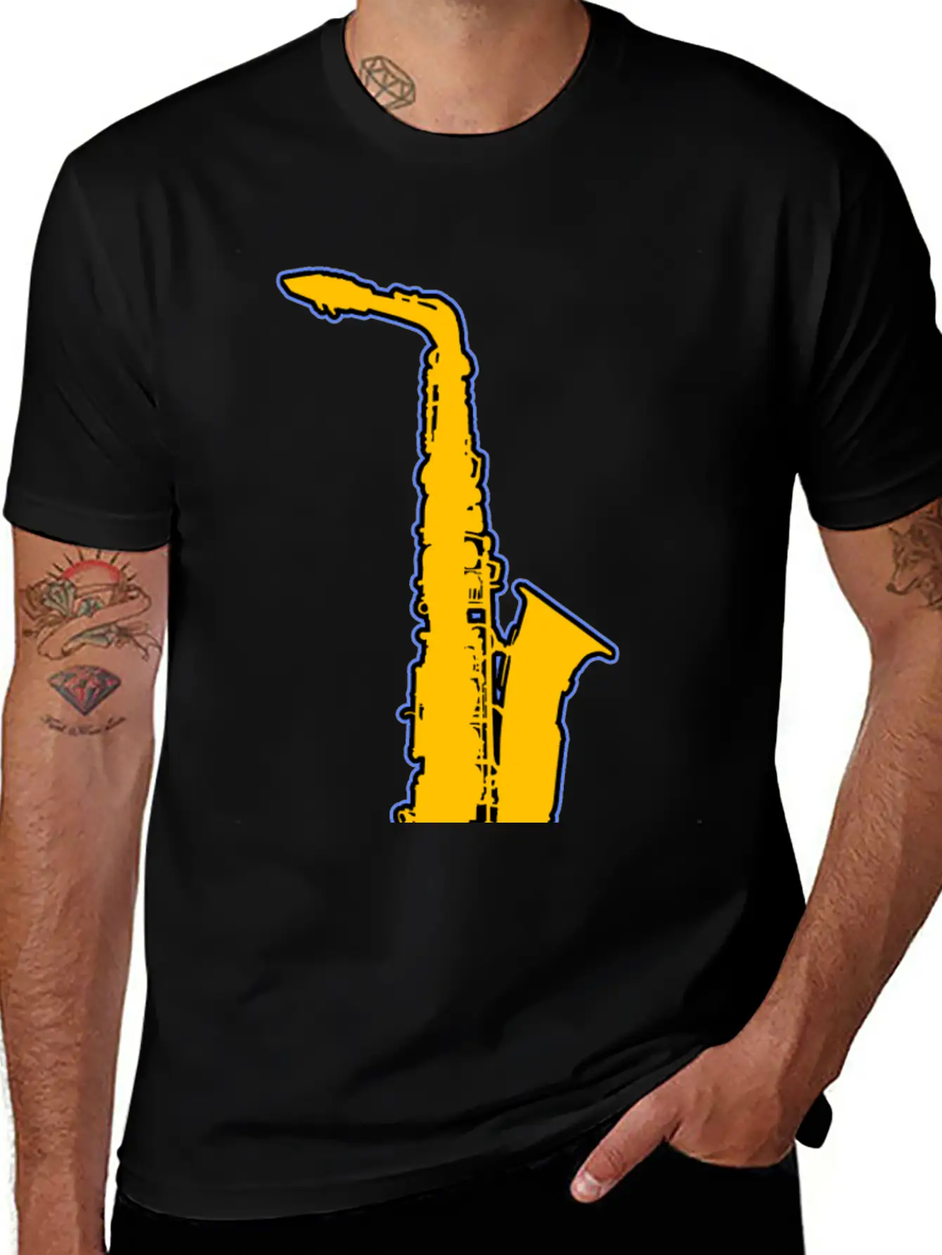 Saxophone Jazz Shirt Love Music Jazz Saxophone Classic Cotton Tee – Unisex Comfort For Any Season