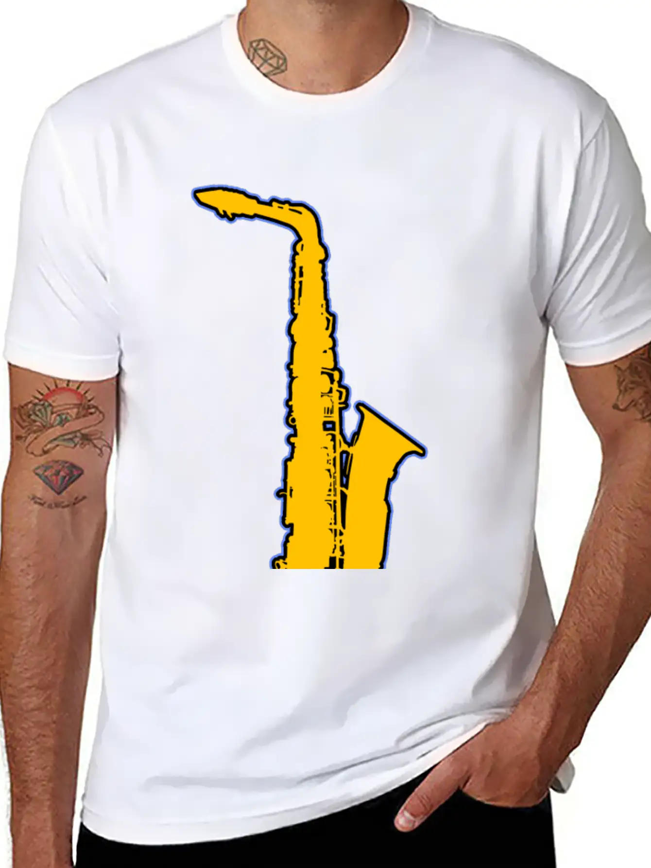 Saxophone Jazz Shirt Love Music Jazz Saxophone Classic Cotton Tee – Unisex Comfort For Any Season