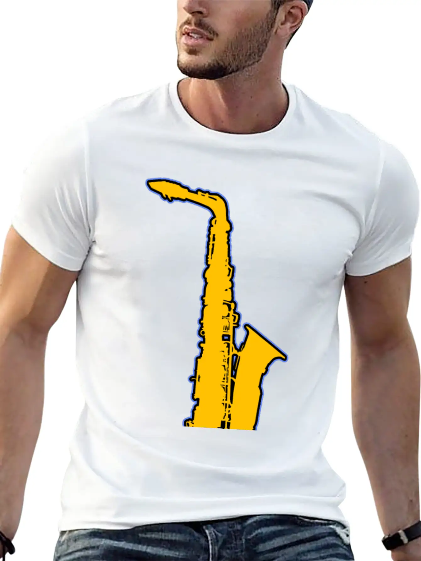 Saxophone Jazz Shirt Love Music Jazz Saxophone Classic Cotton Tee – Unisex Comfort For Any Season