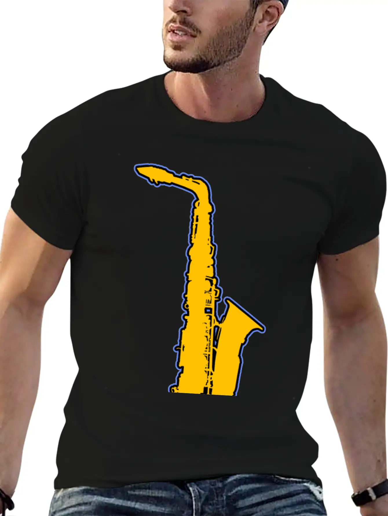 Saxophone Jazz Shirt Love Music Jazz Saxophone Classic Cotton Tee – Unisex Comfort For Any Season