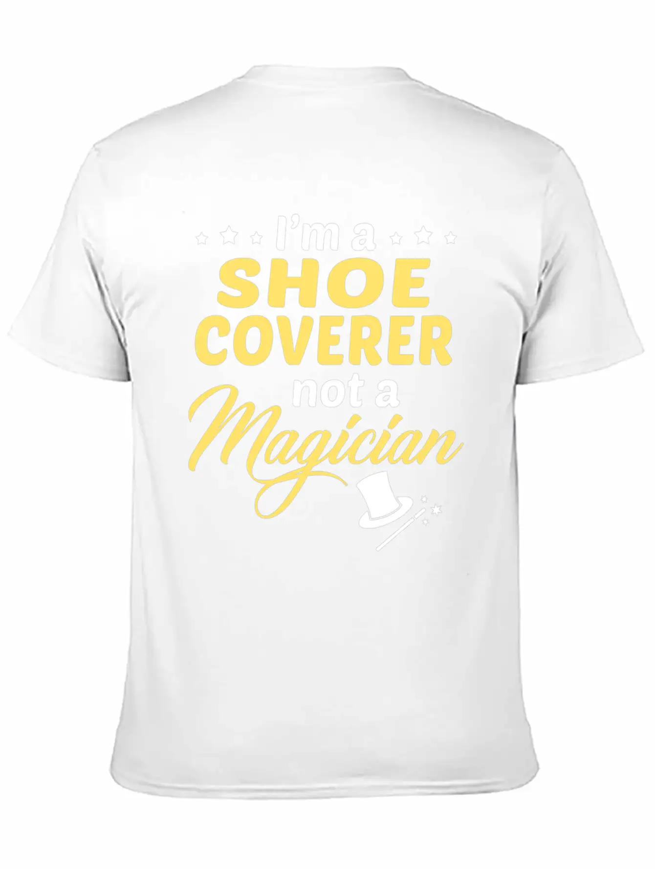 Shoe Coverer Unisex Short Sleeve Soft Cotton T-Shirt – Casual Everyday Wear