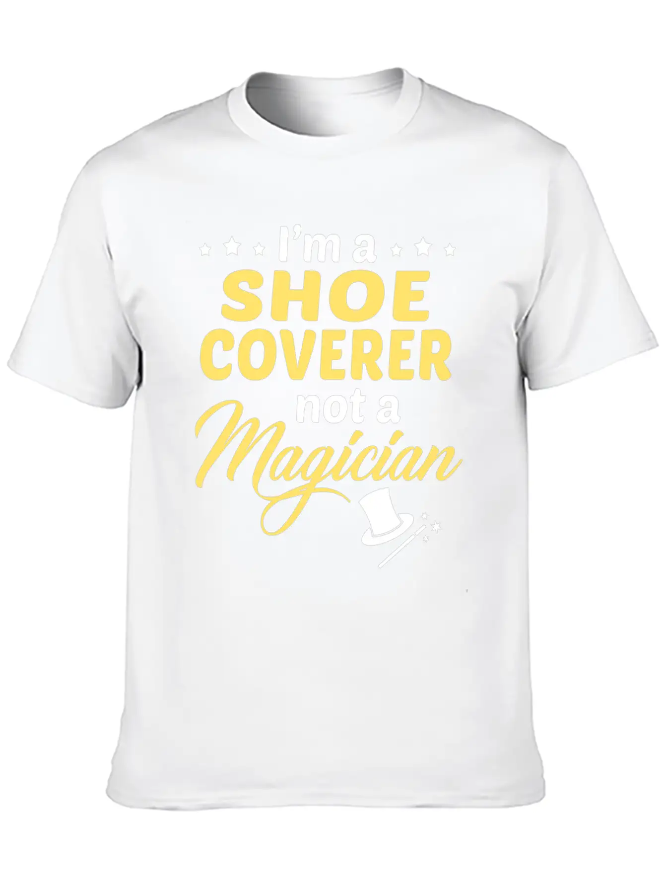 Shoe Coverer Unisex Short Sleeve Soft Cotton T-Shirt – Casual Everyday Wear