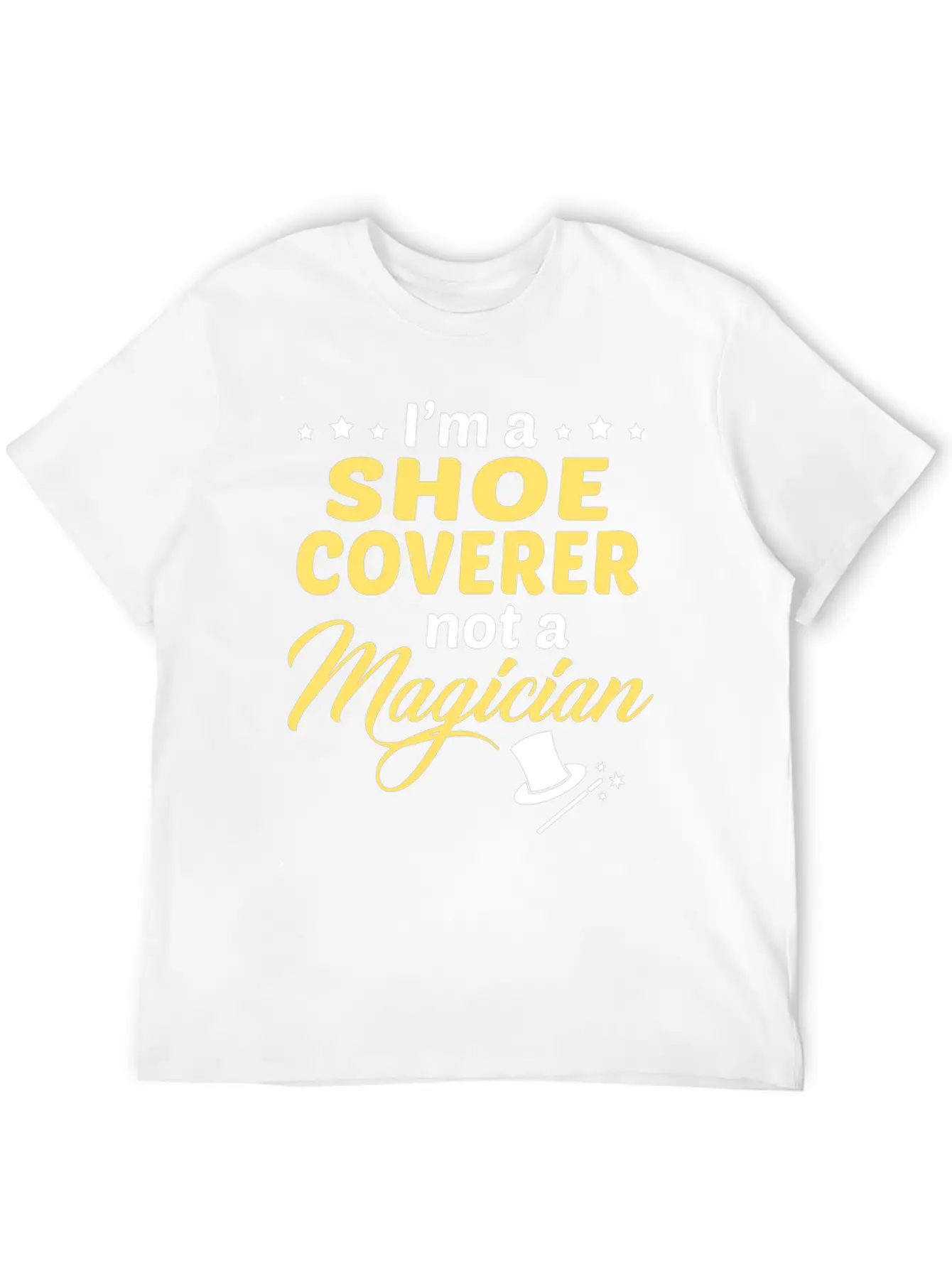 Shoe Coverer Unisex Short Sleeve Soft Cotton T-Shirt – Casual Everyday Wear