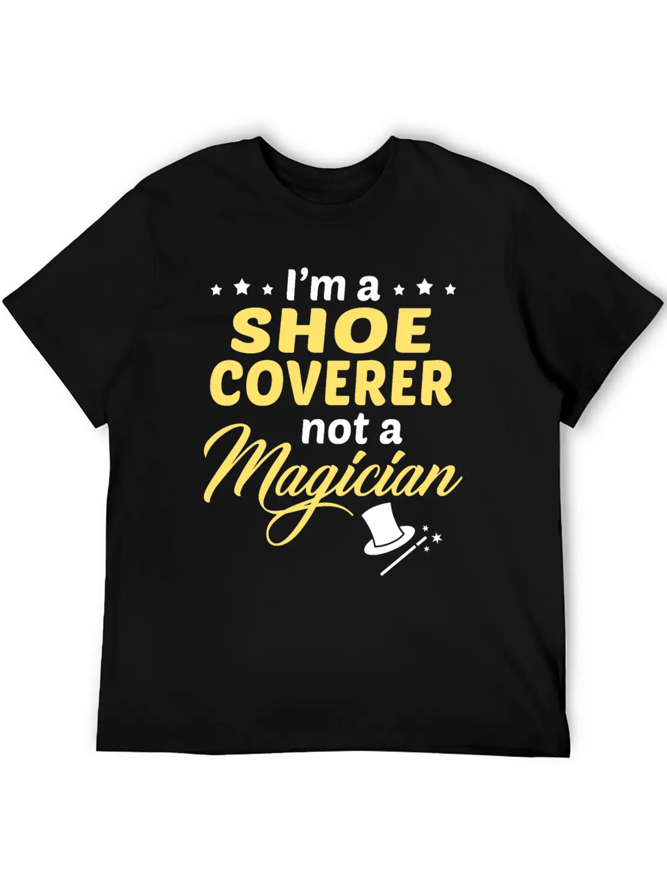 Shoe Coverer Unisex Short Sleeve Soft Cotton T-Shirt – Casual Everyday Wear