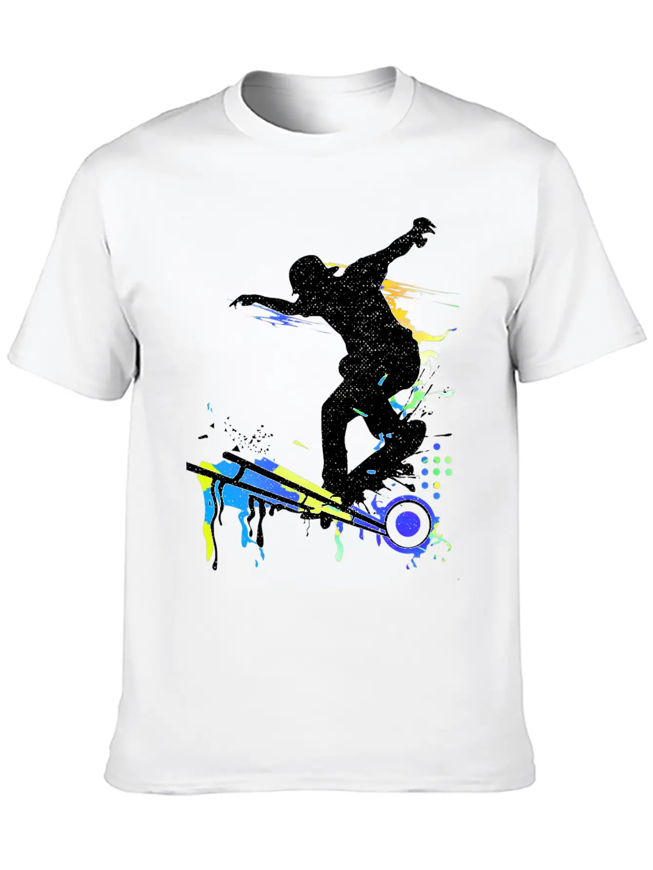 Skateboard - Skate - Skater - Freestyle Classic Cotton Tee – Unisex Comfort For Any Season