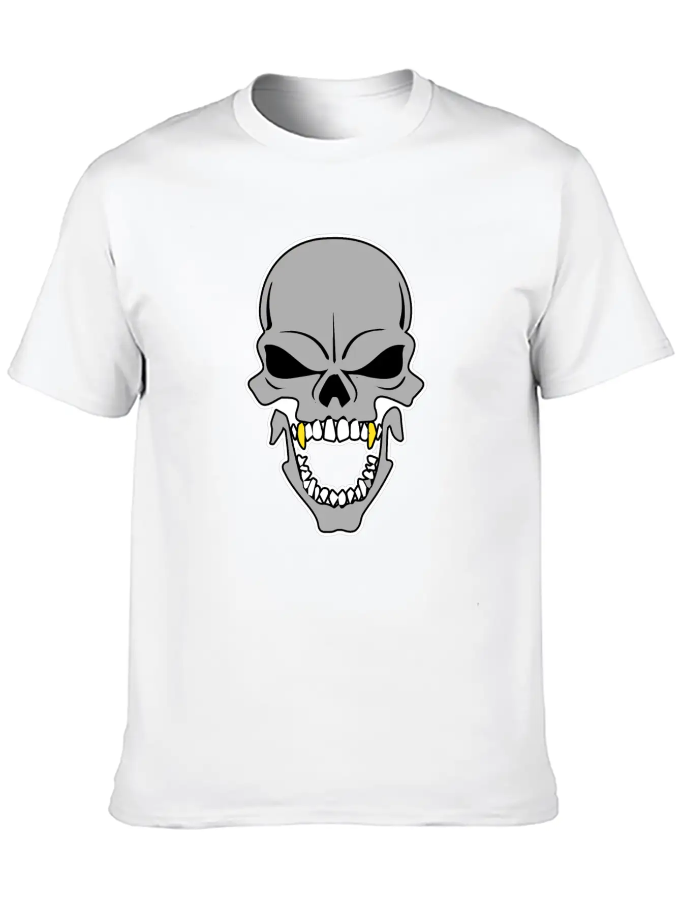 Skull Gothic Witch Devil Classic Cotton Tee – Unisex Comfort For Any Season