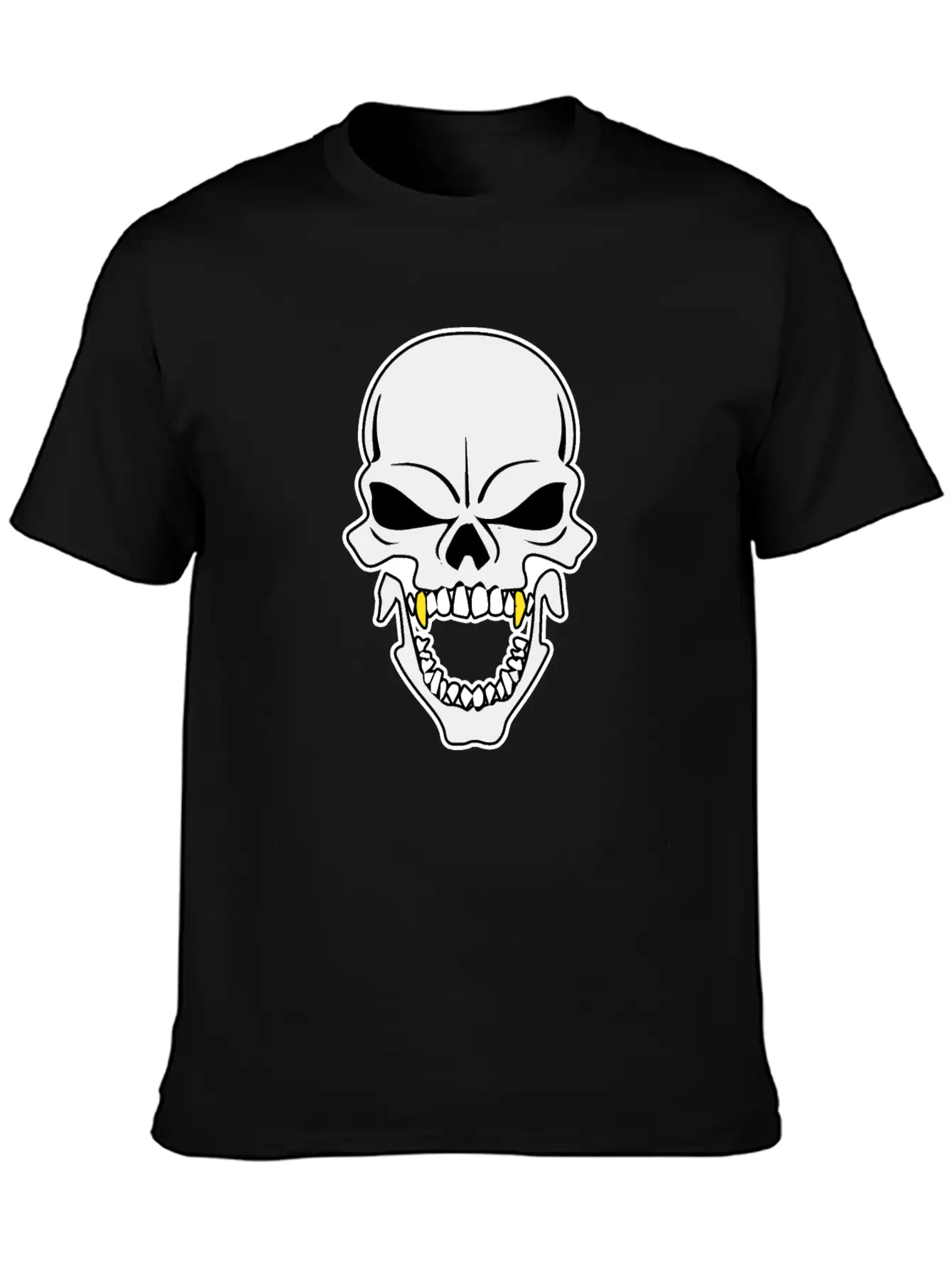 Skull Gothic Witch Devil Classic Cotton Tee – Unisex Comfort For Any Season