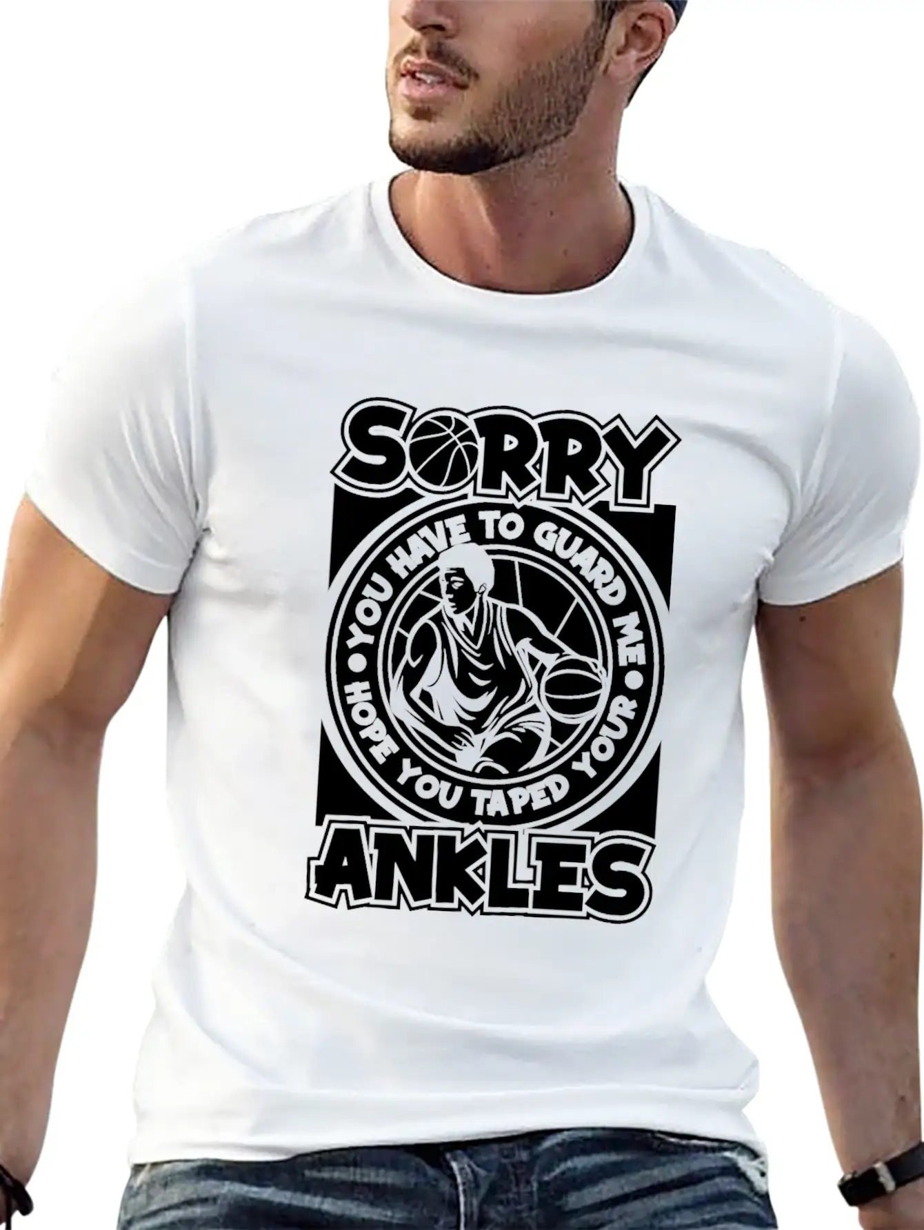 Sorry You Have To Guard Me Lover Pro Player Classic Cotton Tee – Unisex Comfort For Any Season