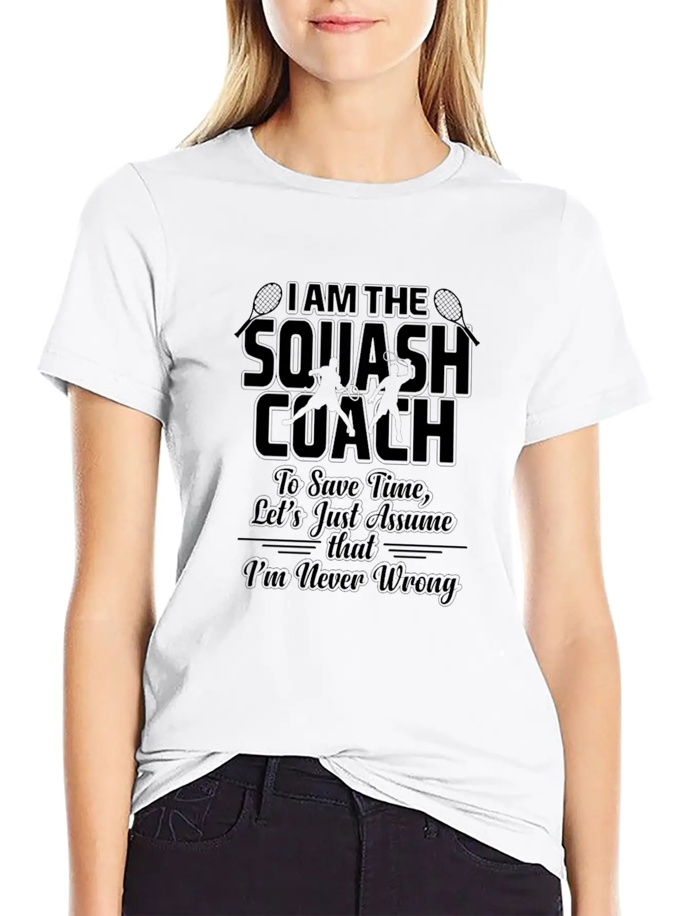 Squash Coach Essential Unisex Summer Tee – Soft Cotton Casual Fit