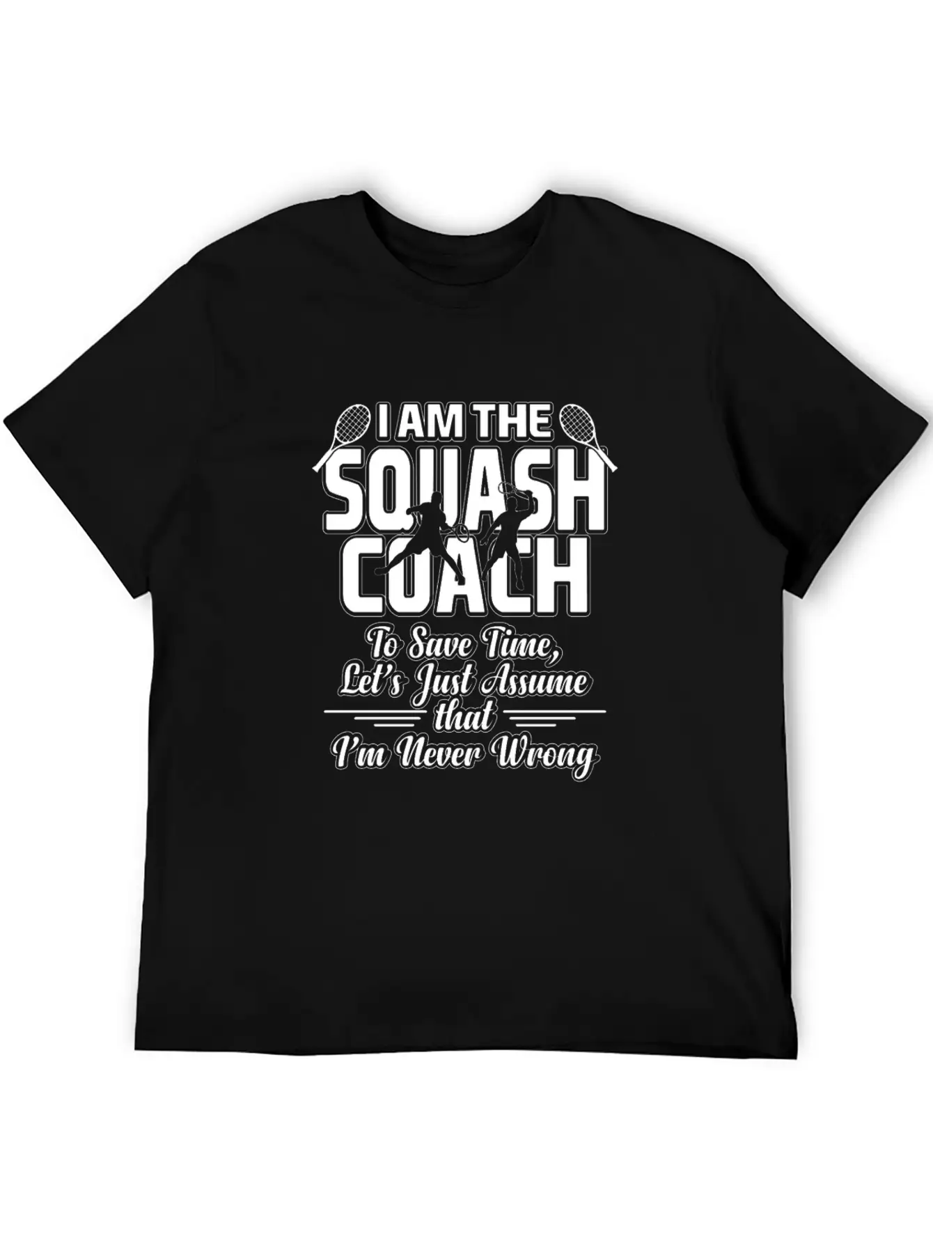 Squash Coach Essential Unisex Summer Tee – Soft Cotton Casual Fit