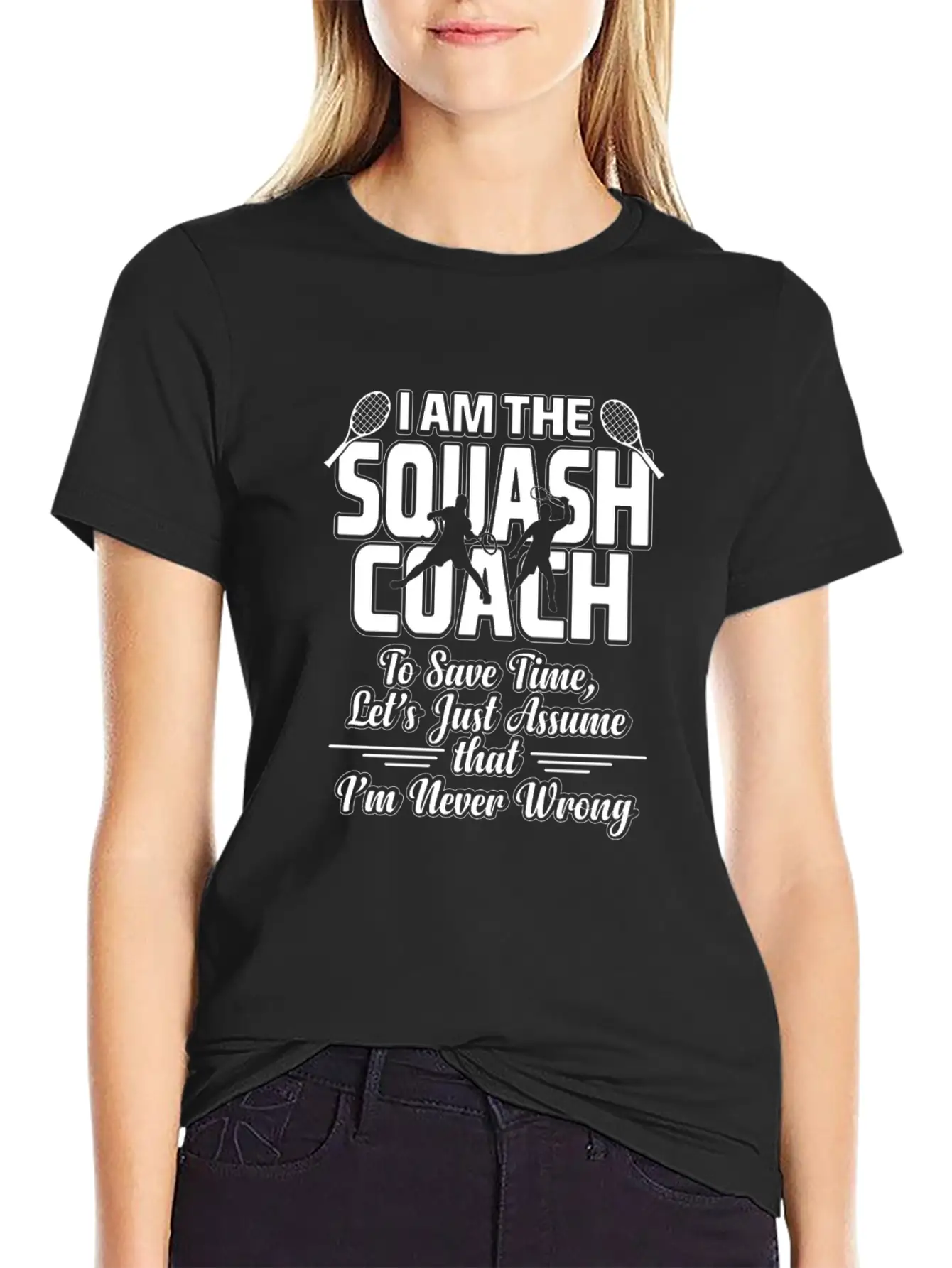 Squash Coach Essential Unisex Summer Tee – Soft Cotton Casual Fit