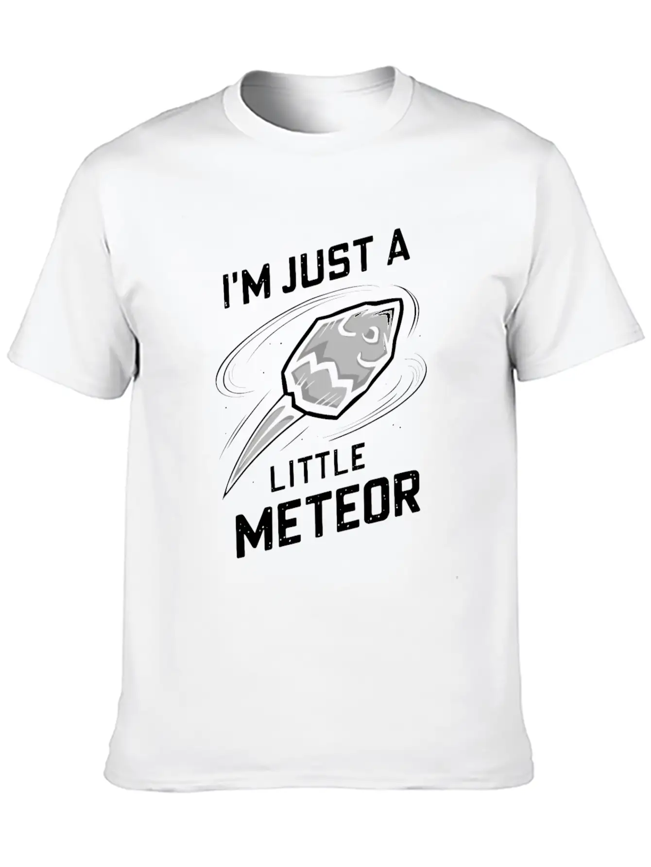 Stargazing Adventures Under The Meteor Shower Casual Graphic T-Shirt – Simple And Comfortable Daily Wear