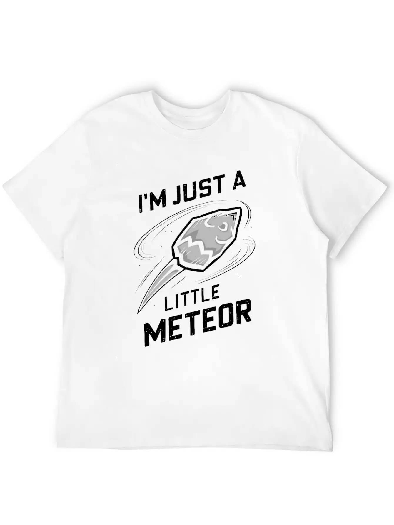 Stargazing Adventures Under The Meteor Shower Casual Graphic T-Shirt – Simple And Comfortable Daily Wear