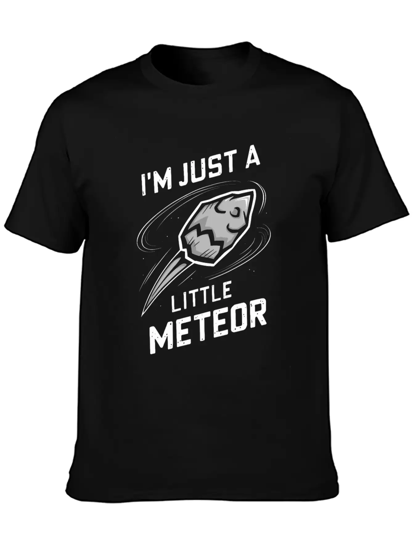 Stargazing Adventures Under The Meteor Shower Casual Graphic T-Shirt – Simple And Comfortable Daily Wear