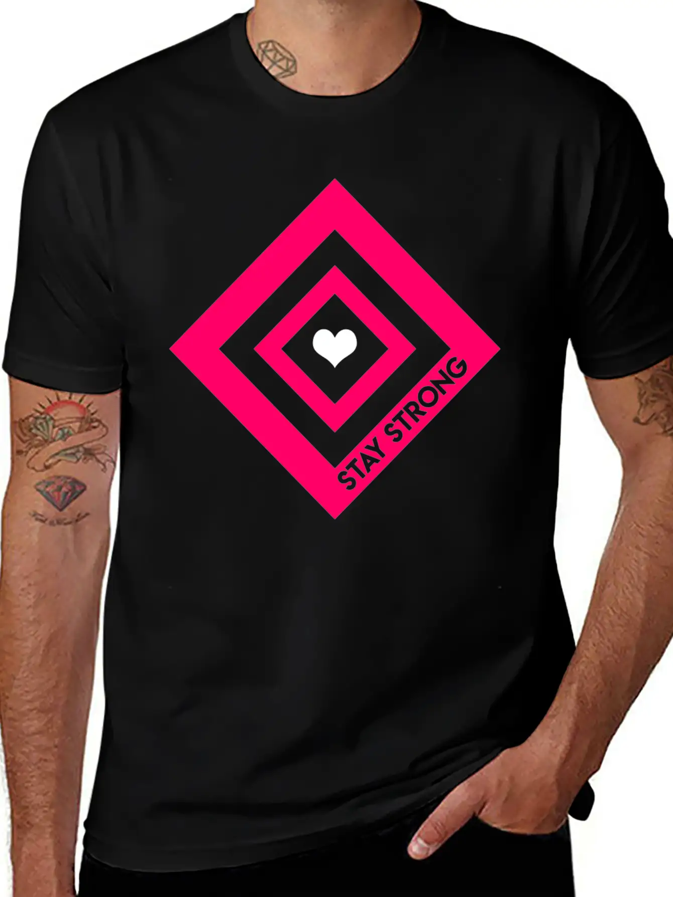 STAY STRONG Essential Unisex Summer Tee – Soft Cotton Casual Fit